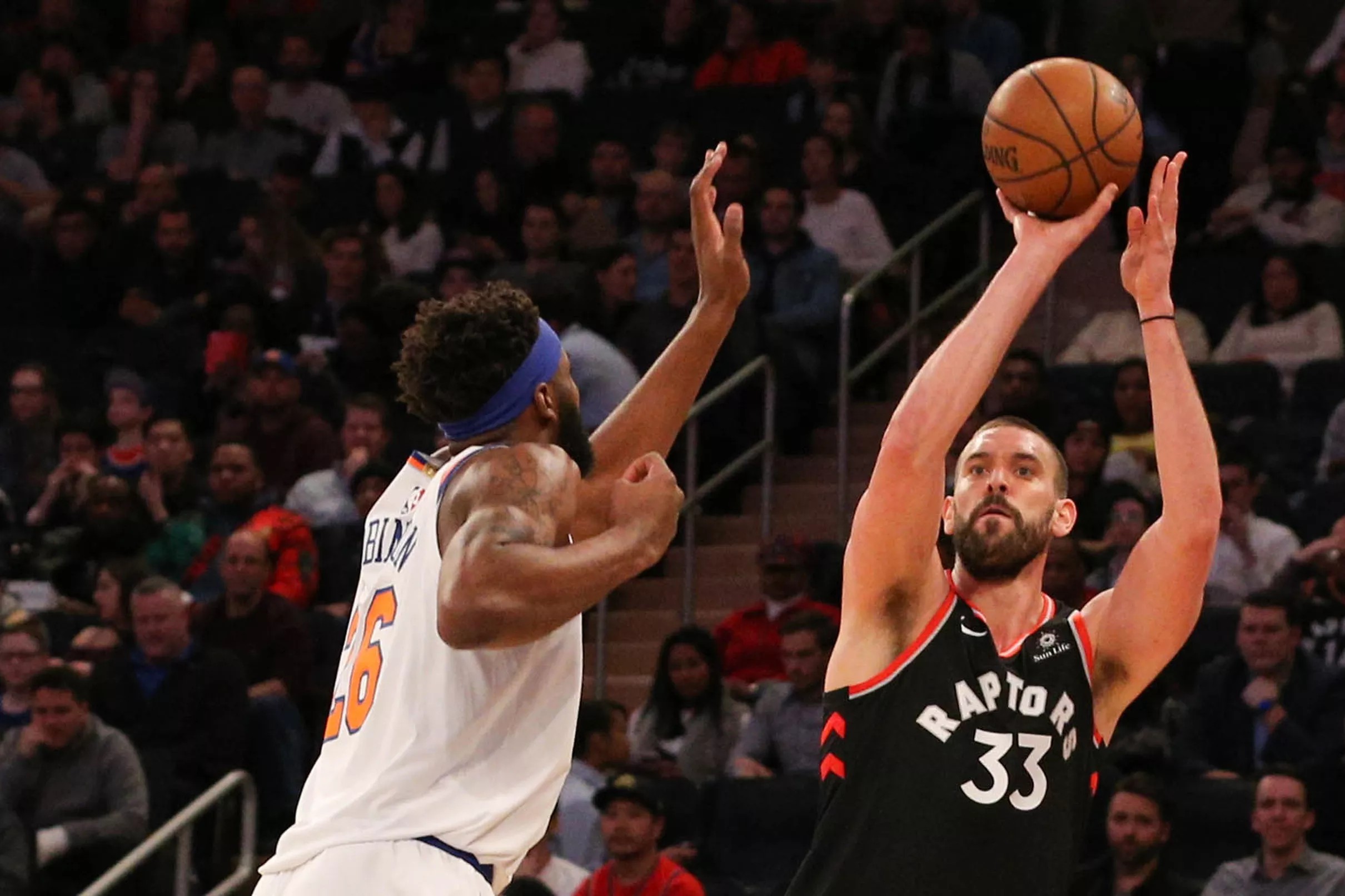 Raptors 104, Knicks 99: Scenes from a record-tying loss