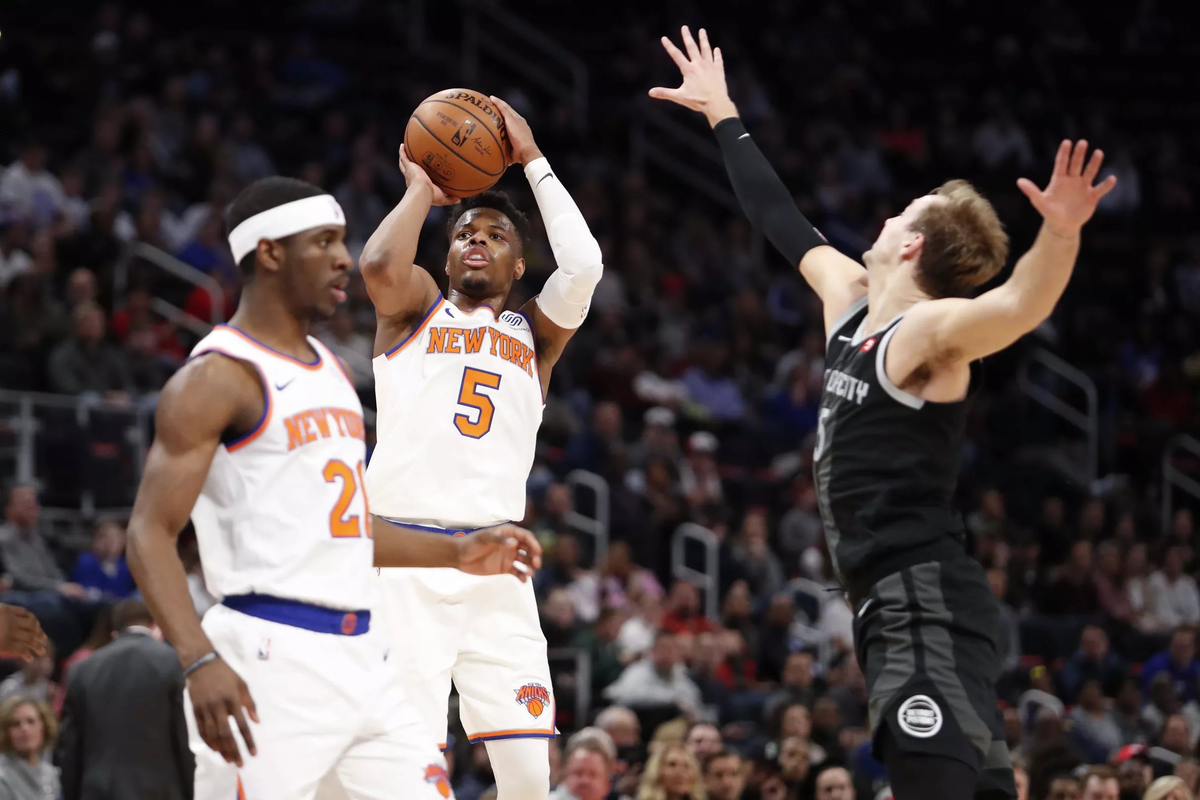 Pistons 120, Knicks 103: Scenes from Dennis Smith Jr.’s first 30-piece