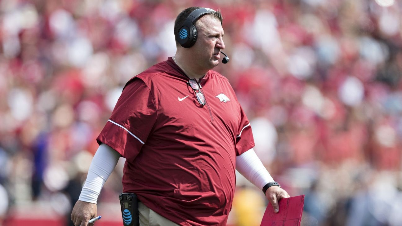 Bret Bielema popular among former Razorbacks and Badgers now with Patriots