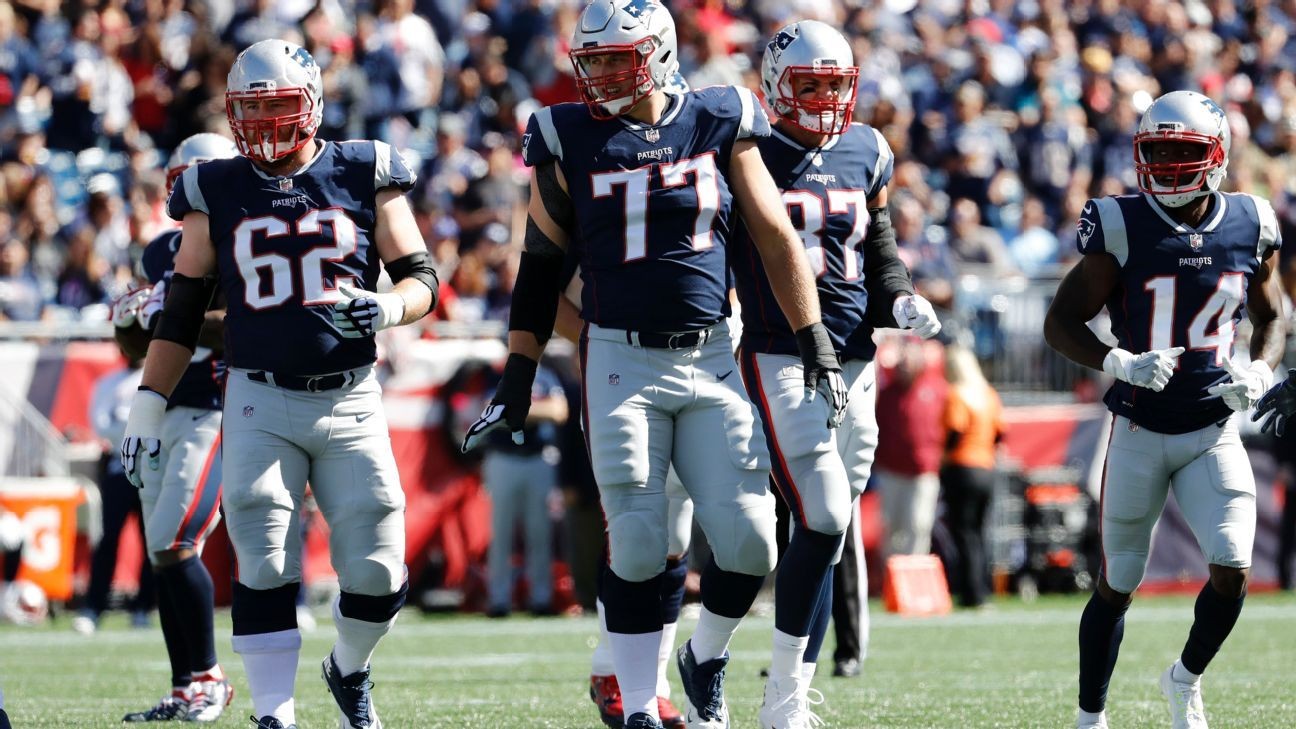 With same starting five returning, why has Pats' O-line play been spotty?