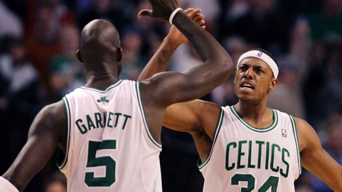 Paul Pierce says Kevin Garnett's number will be next retired by Celtics