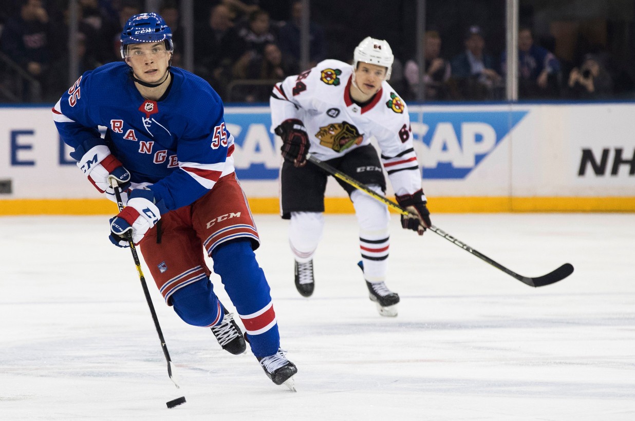 Ryan Lindgren has Rangers’ attention in uphill roster battle