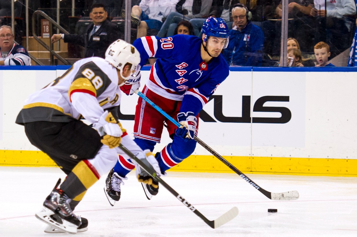 Chris Kreider playing by instinct and hoping Rangers will follow