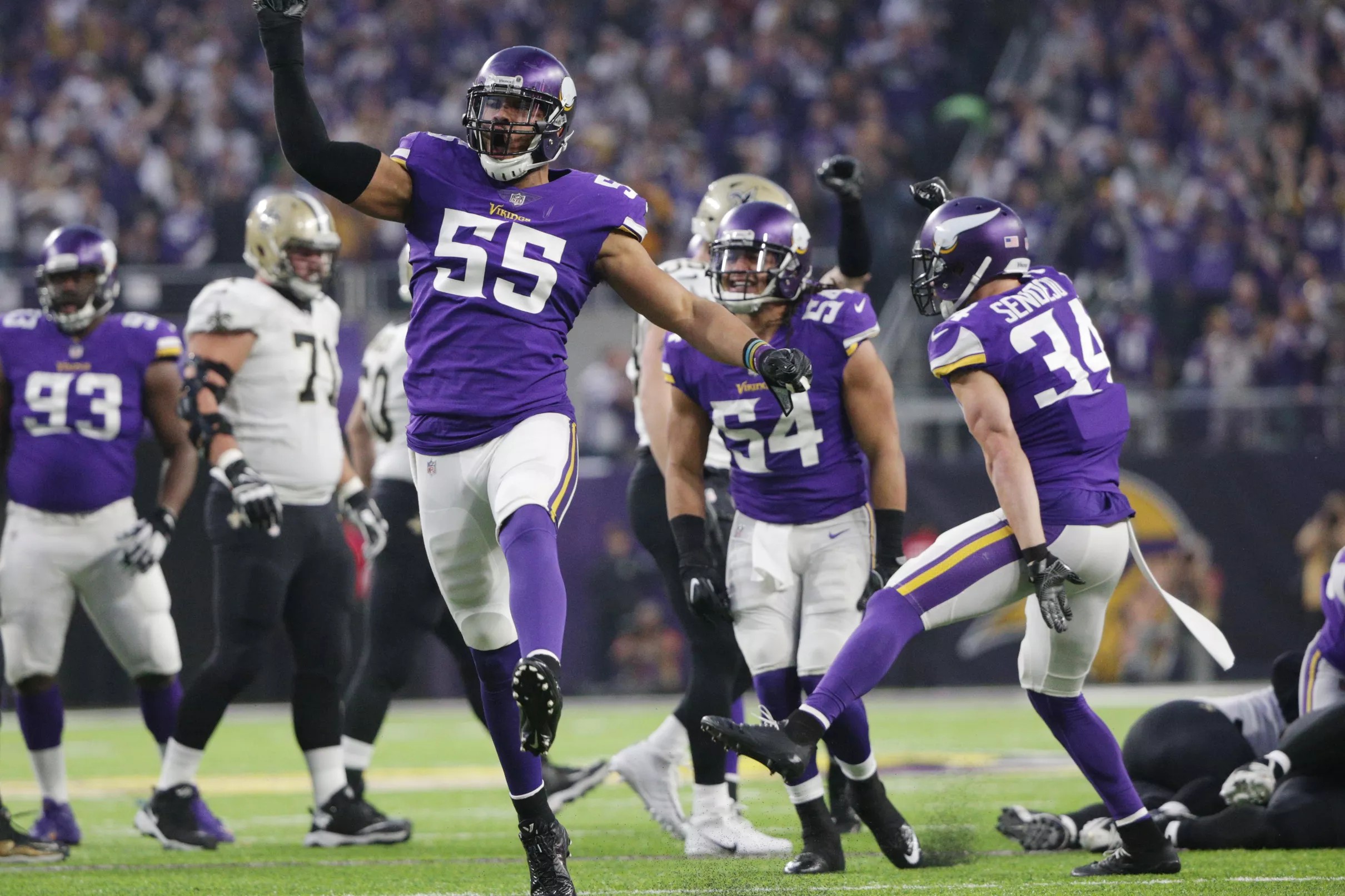 Anthony Barr Talks About New Season, Quarterback, And Aaron Rodgers Hit