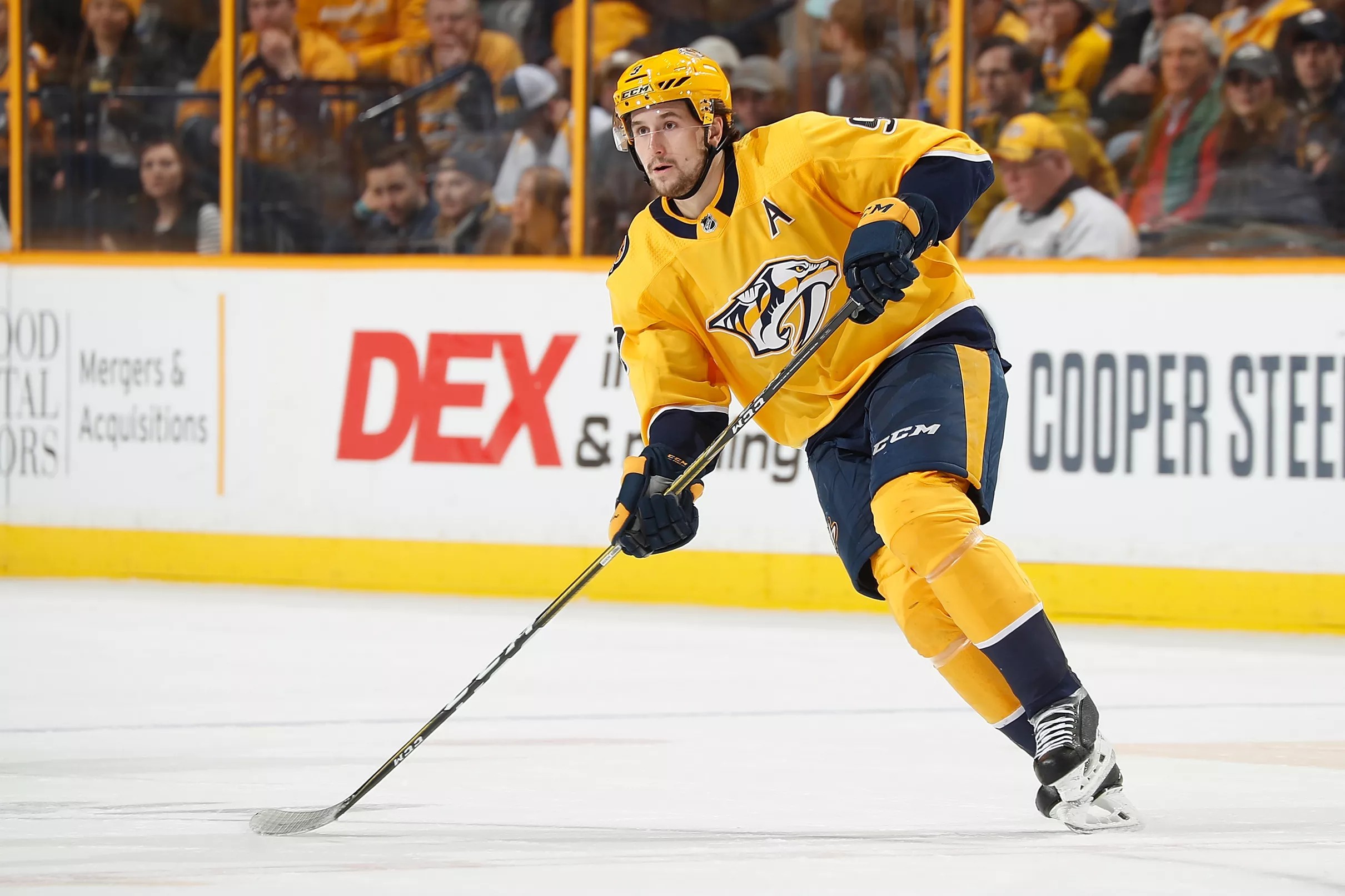 Filip Forsberg will miss 4-6 weeks with an upper-body injury.