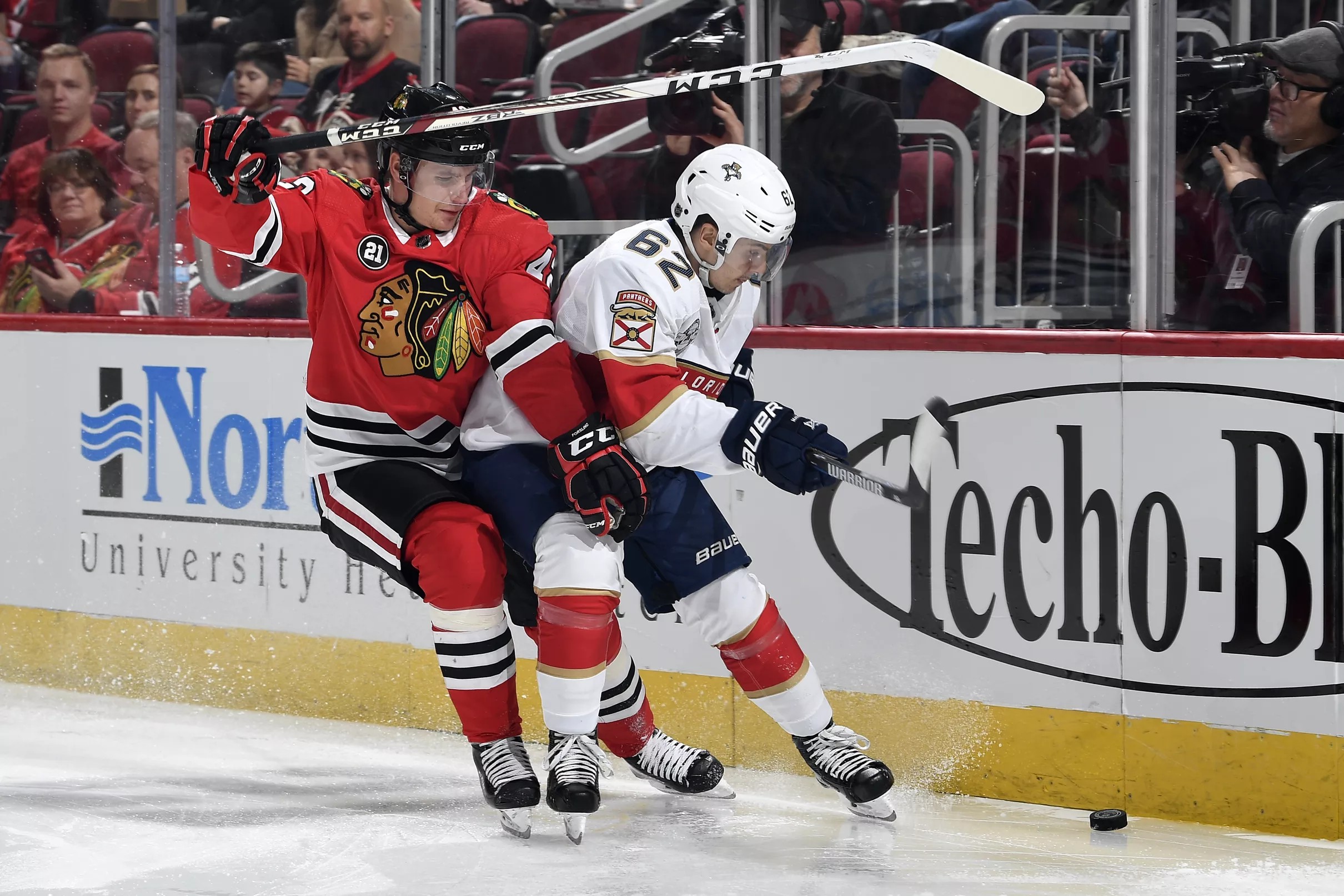 Florida Panthers claim Gustav Forsling off waivers from Carolina Hurricanes