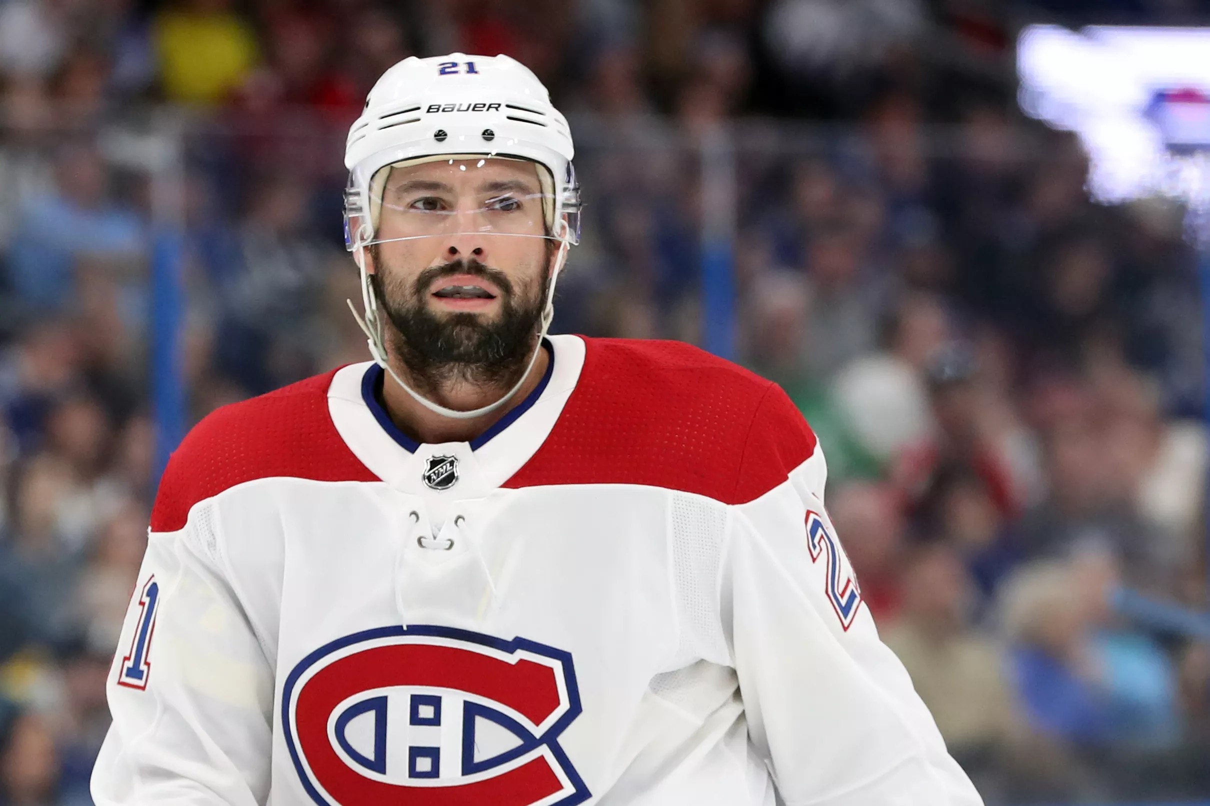 Nate Thompson brought stability to a makeshift fourth line