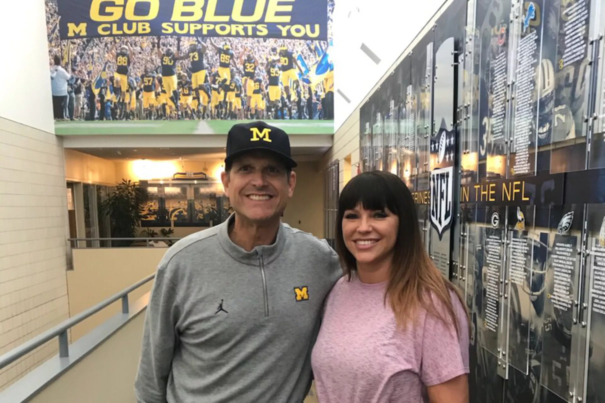 Activist Brenda Tracy reacts to talk with Michigan Football program