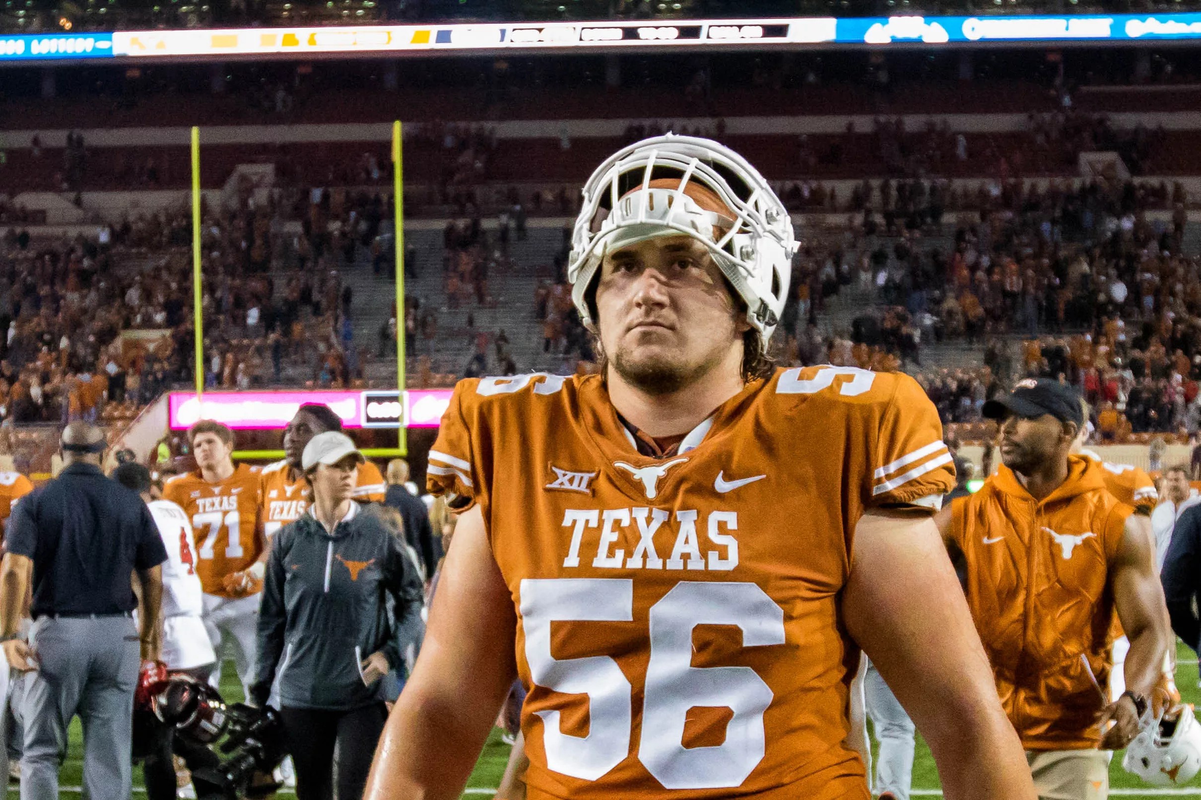 Texas C Zach Shackelford out with foot sprain