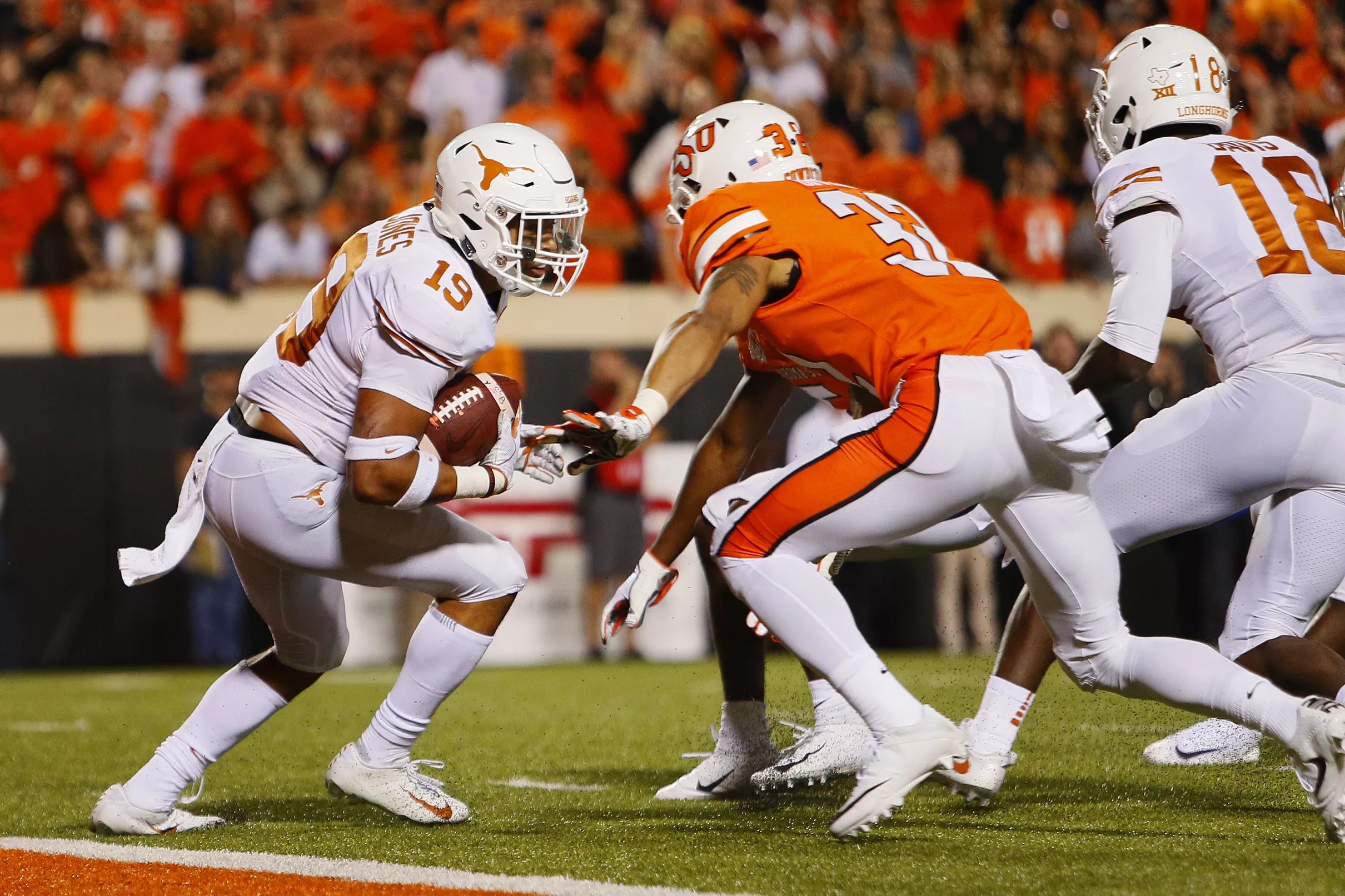 Texas beat itself as much as Oklahoma State did in 38-35 loss