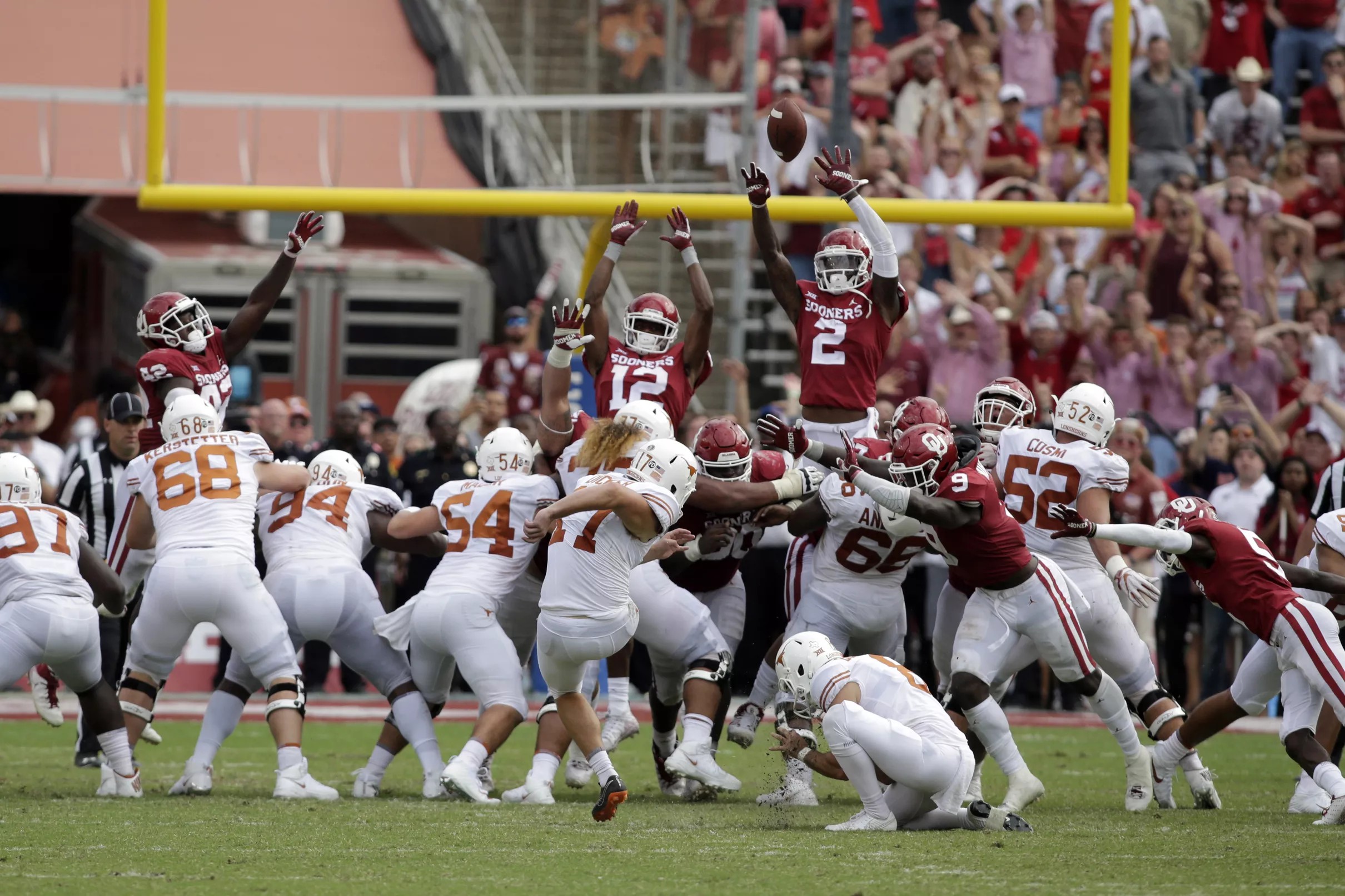 Five plays that changed the game in Texas’ 48-45 Red River Showdown win ...