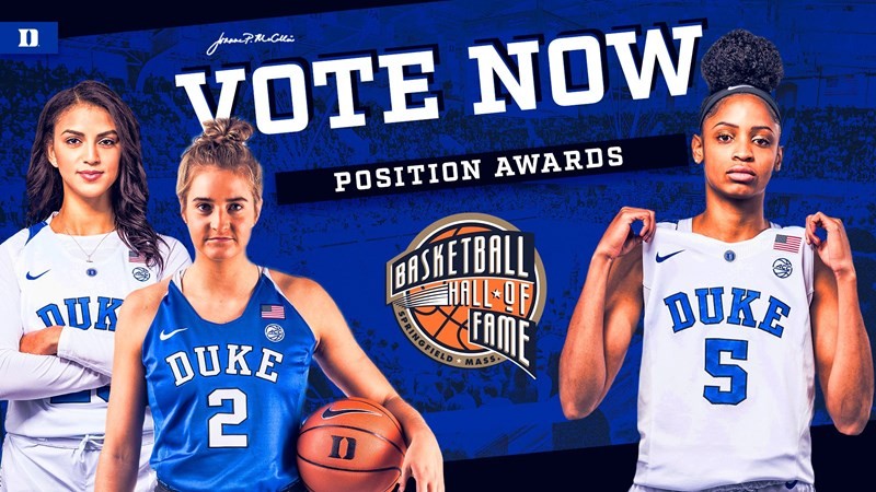 Vote for Duke Women’s Basketball Trio for Awards