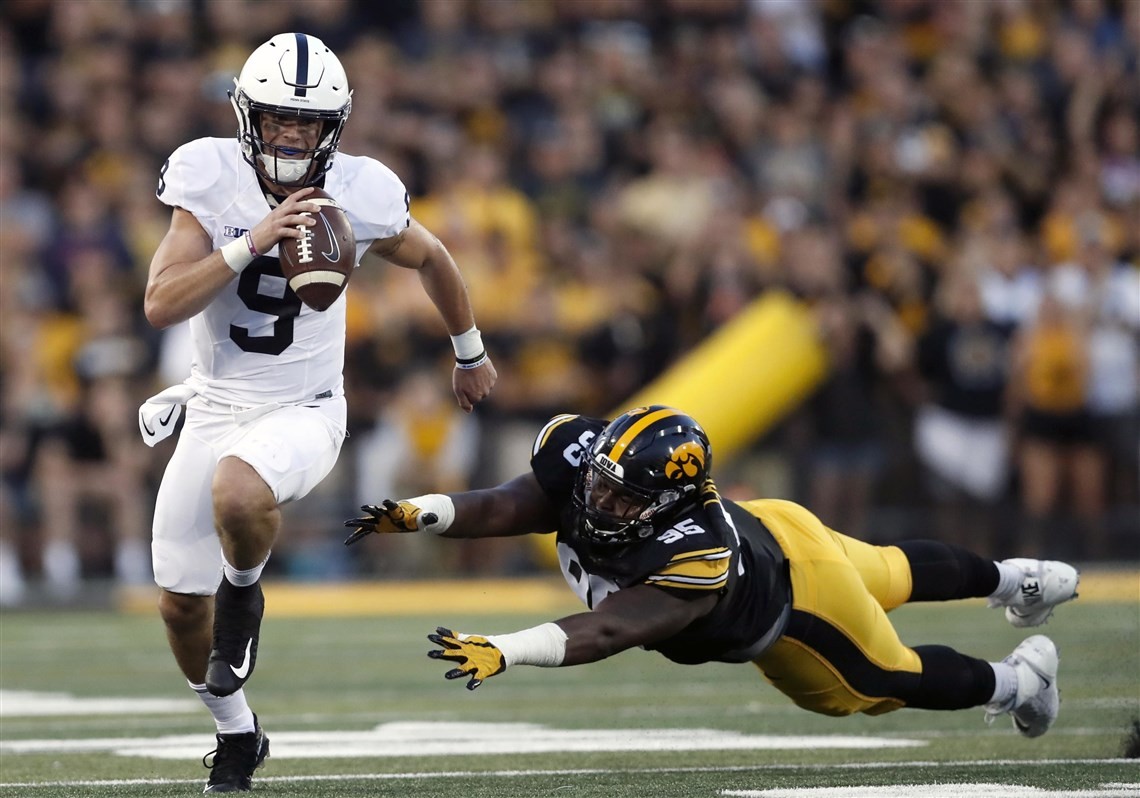 Penn State scores on game's final play to beat Iowa, 21-19