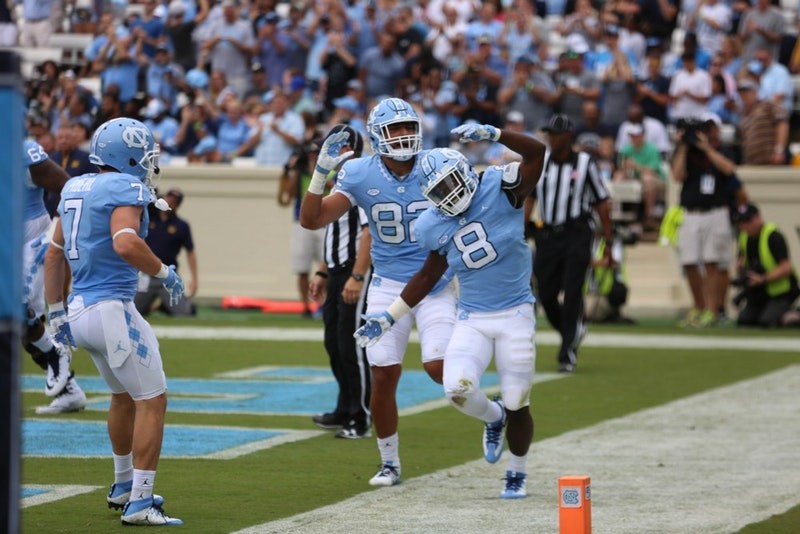UNC's Michael Carter started his own road to glory on Saturday