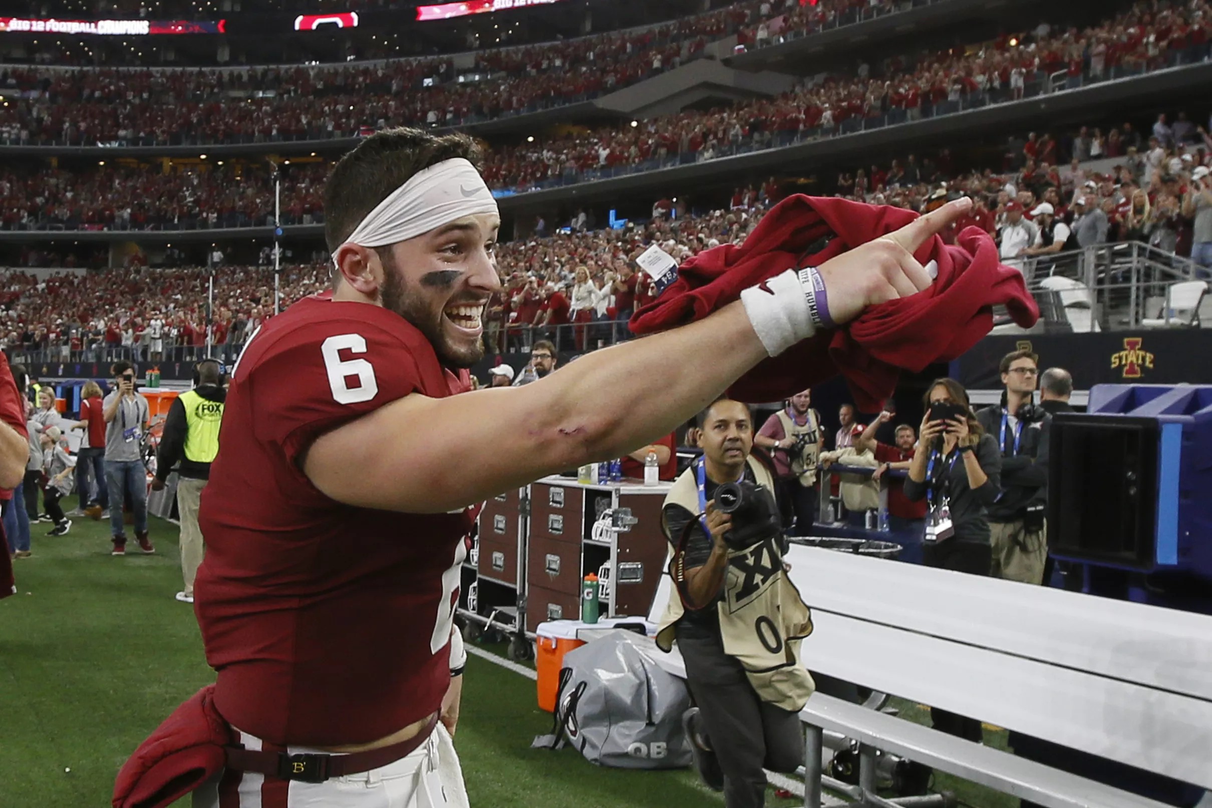 2017 Nfl Draft: Former Oklahoma Sooners Qb Baker Mayfield Selected No ...