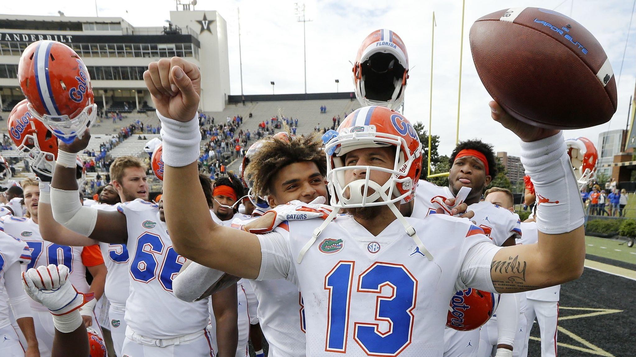 UF QB Feleipe Franks comfortable, in command as he distances himself in ...