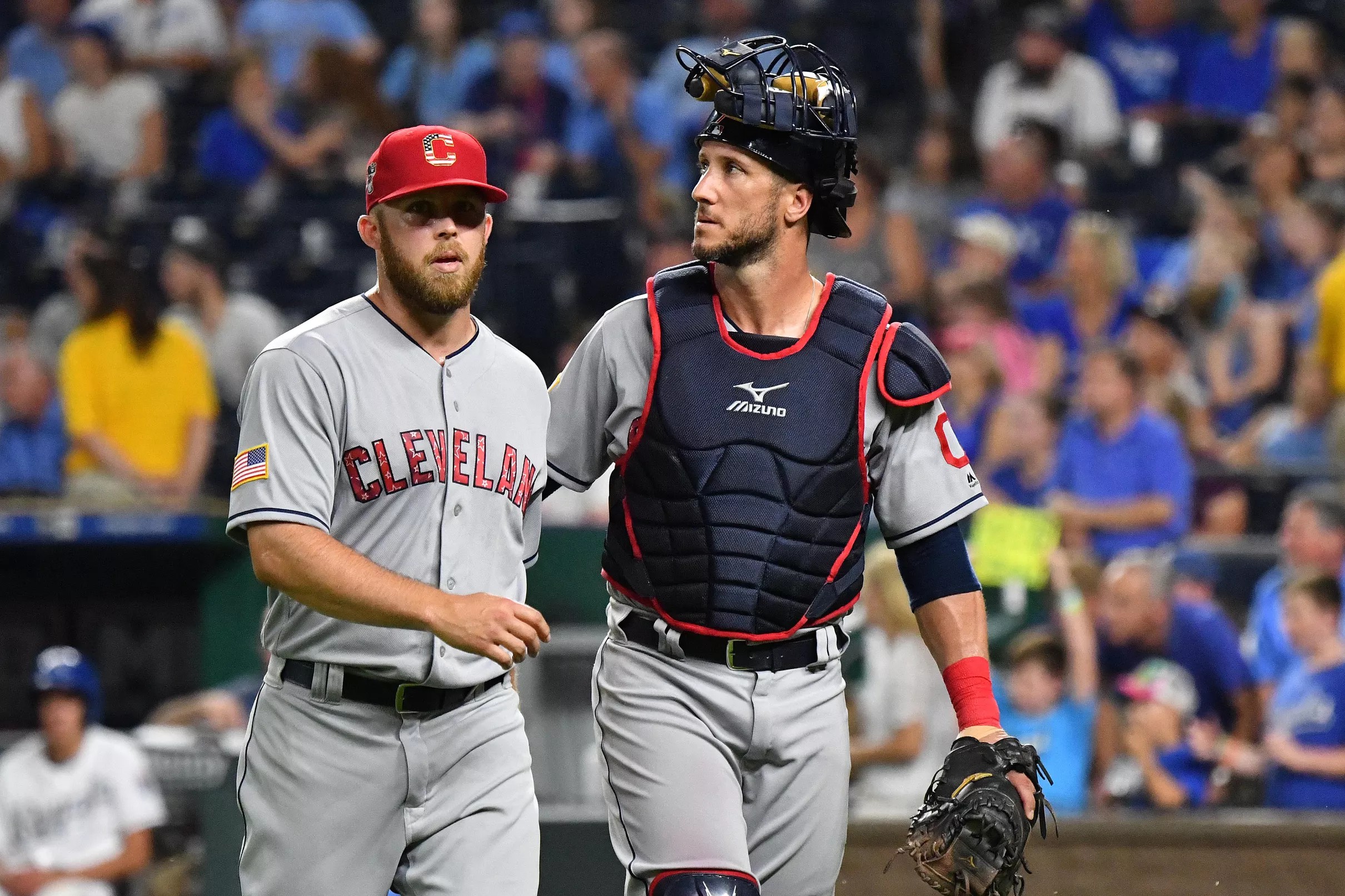 Cody Allen ties franchise record for career saves