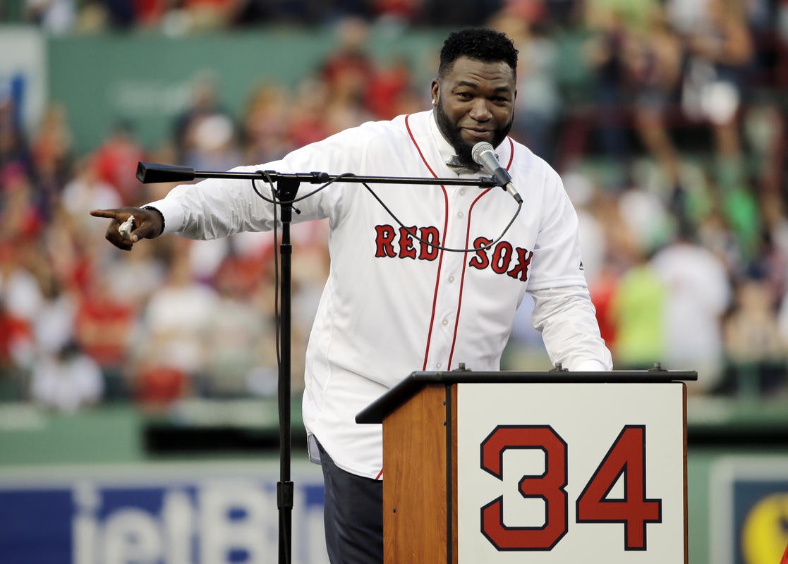 As his No. 34 is retired, David Ortiz says: 'I love you Boston'