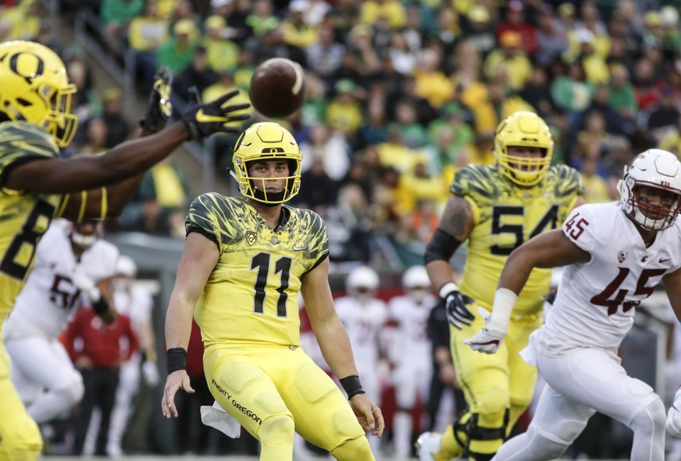 Oregon QB Braxton Burmeister enters second spring 'tougher'