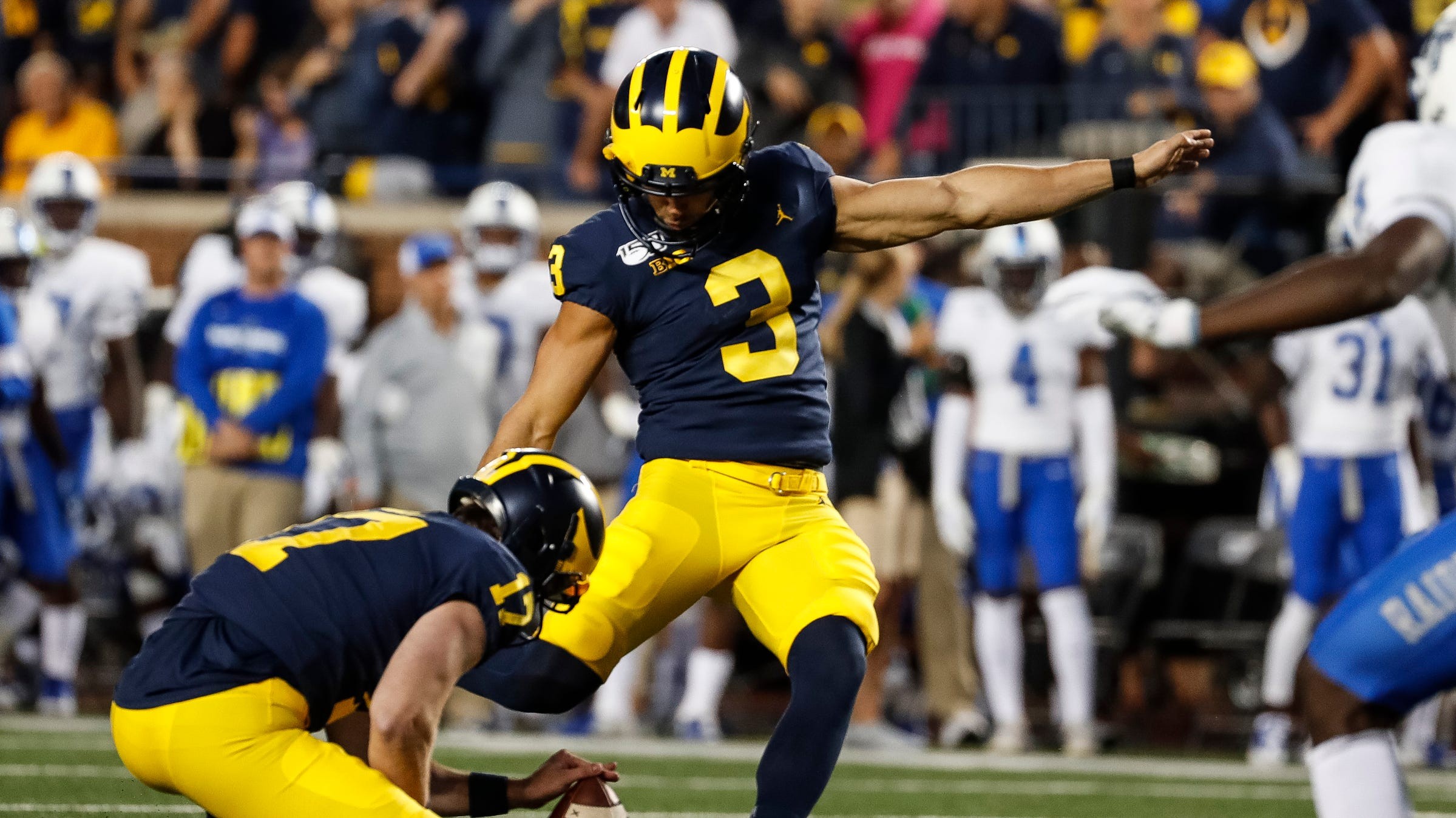 Michigan football's Quinn Nordin declares for 2021 NFL draft