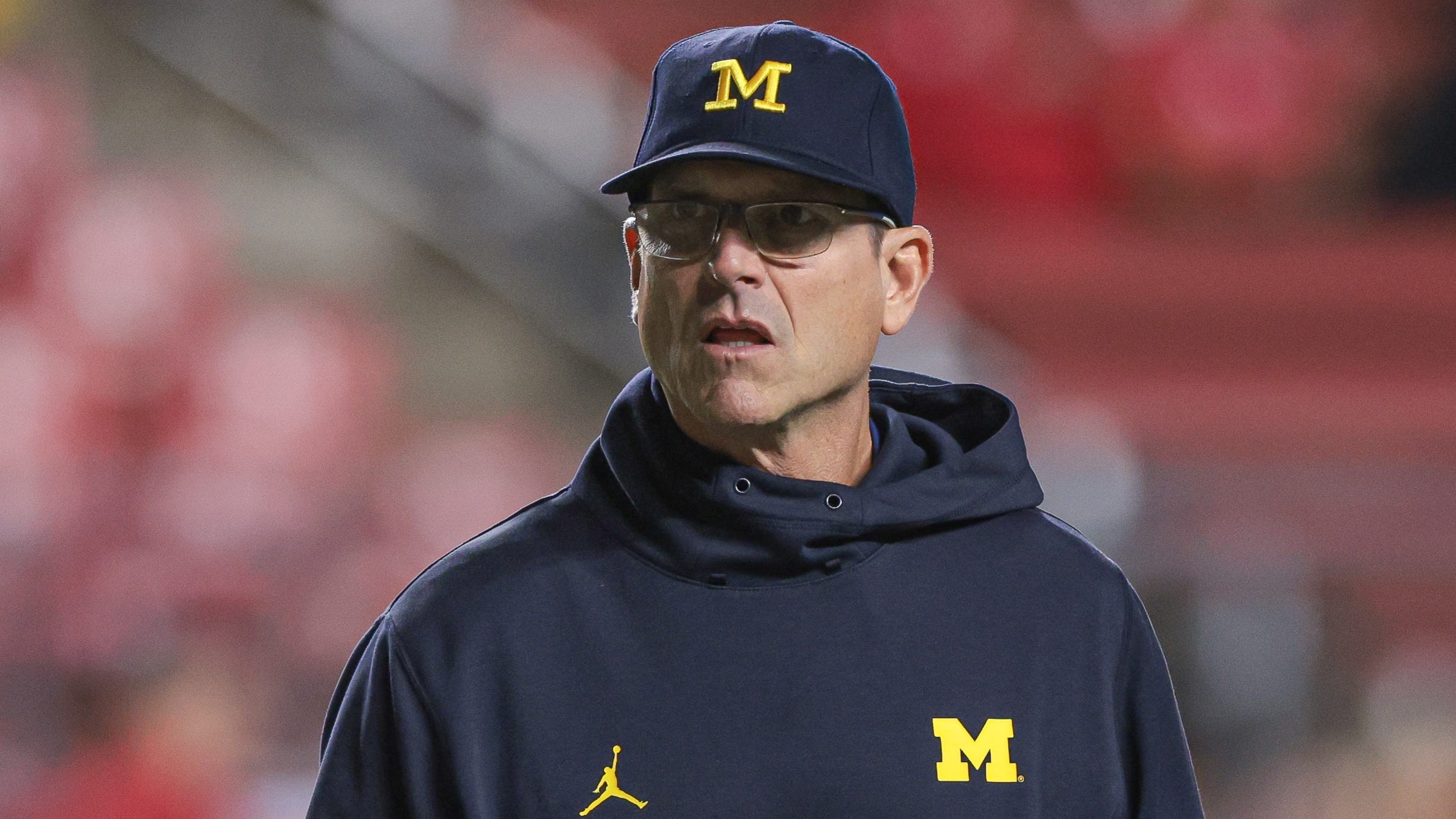 Michigan football coach Jim Harbaugh news conference: Live updates