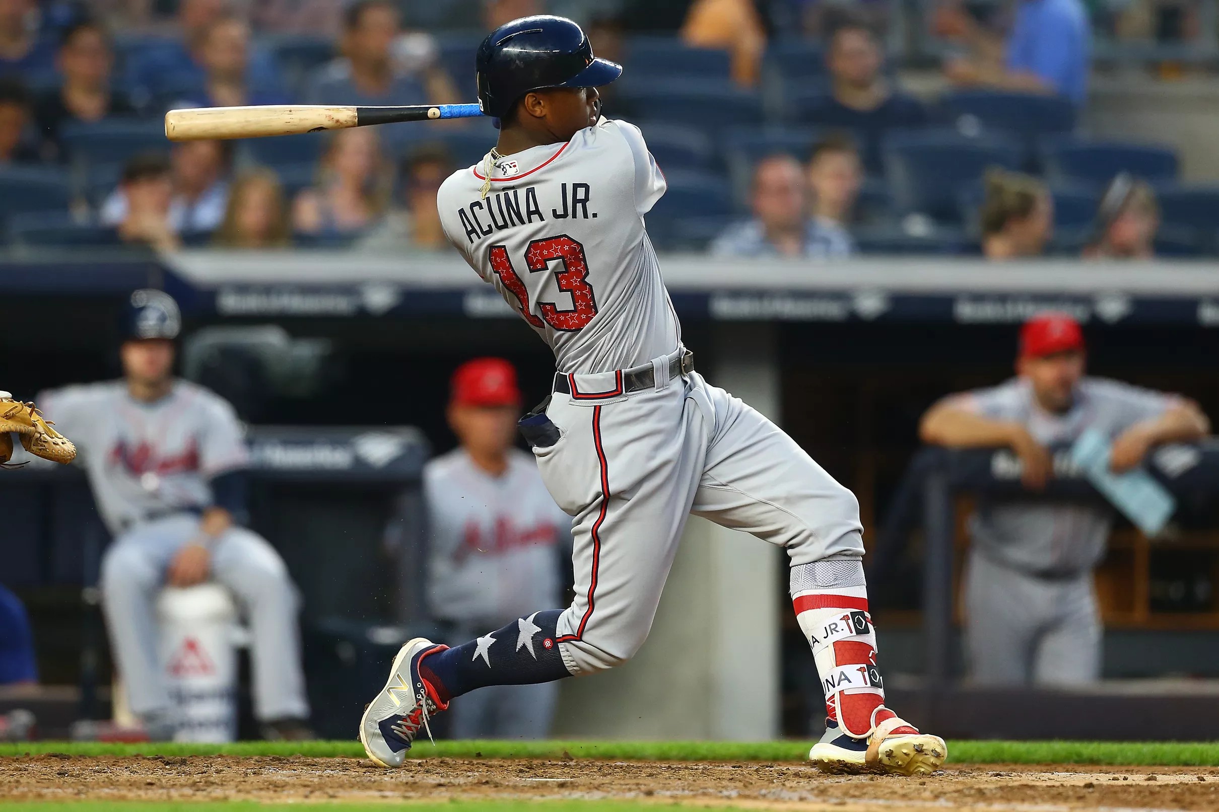 Ronald Acuña Jr out of the lineup for Saturday’s matchup against Brewers