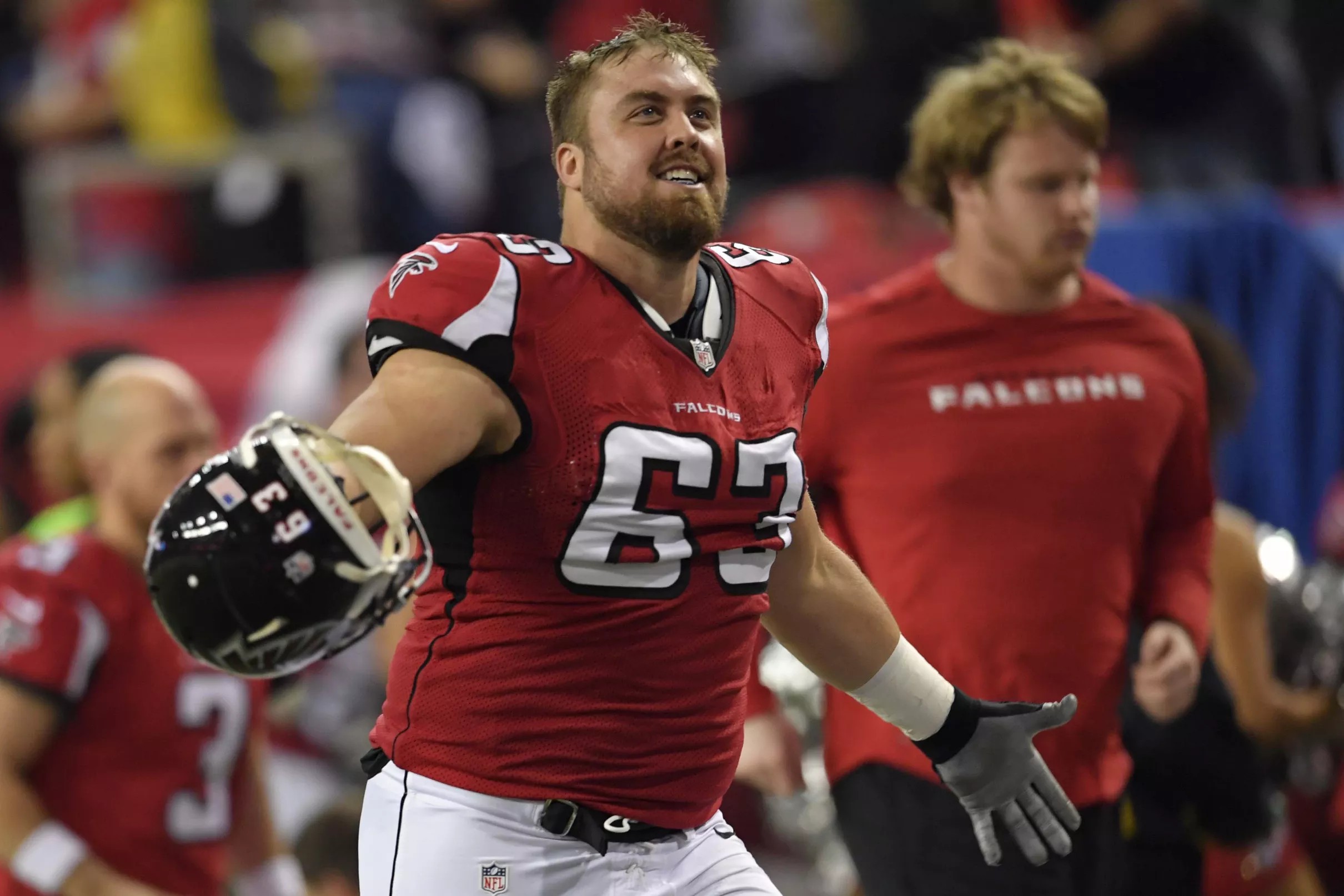 Ben Garland is the Falcons’ Walter Payton Man of the Year nominee