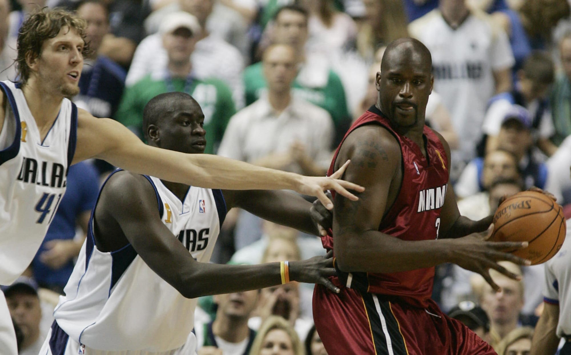 Miami Heat: Shaq and LeBron James go for each other’s heads, literally