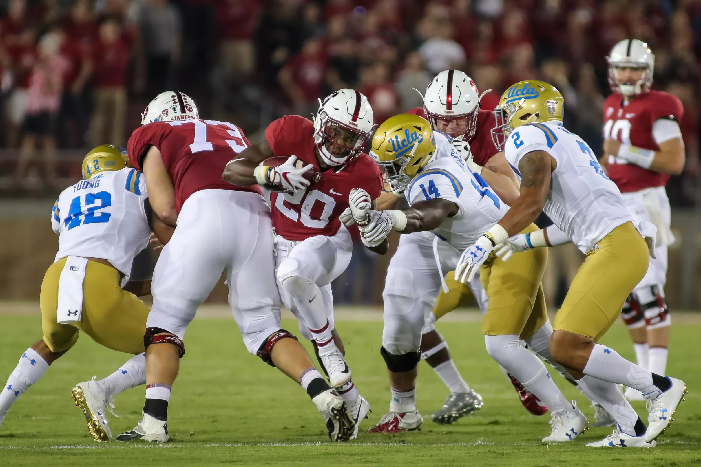 Don’t Look Now! Bryce Love Is Now 22 Yards from Setting the Single Game ...