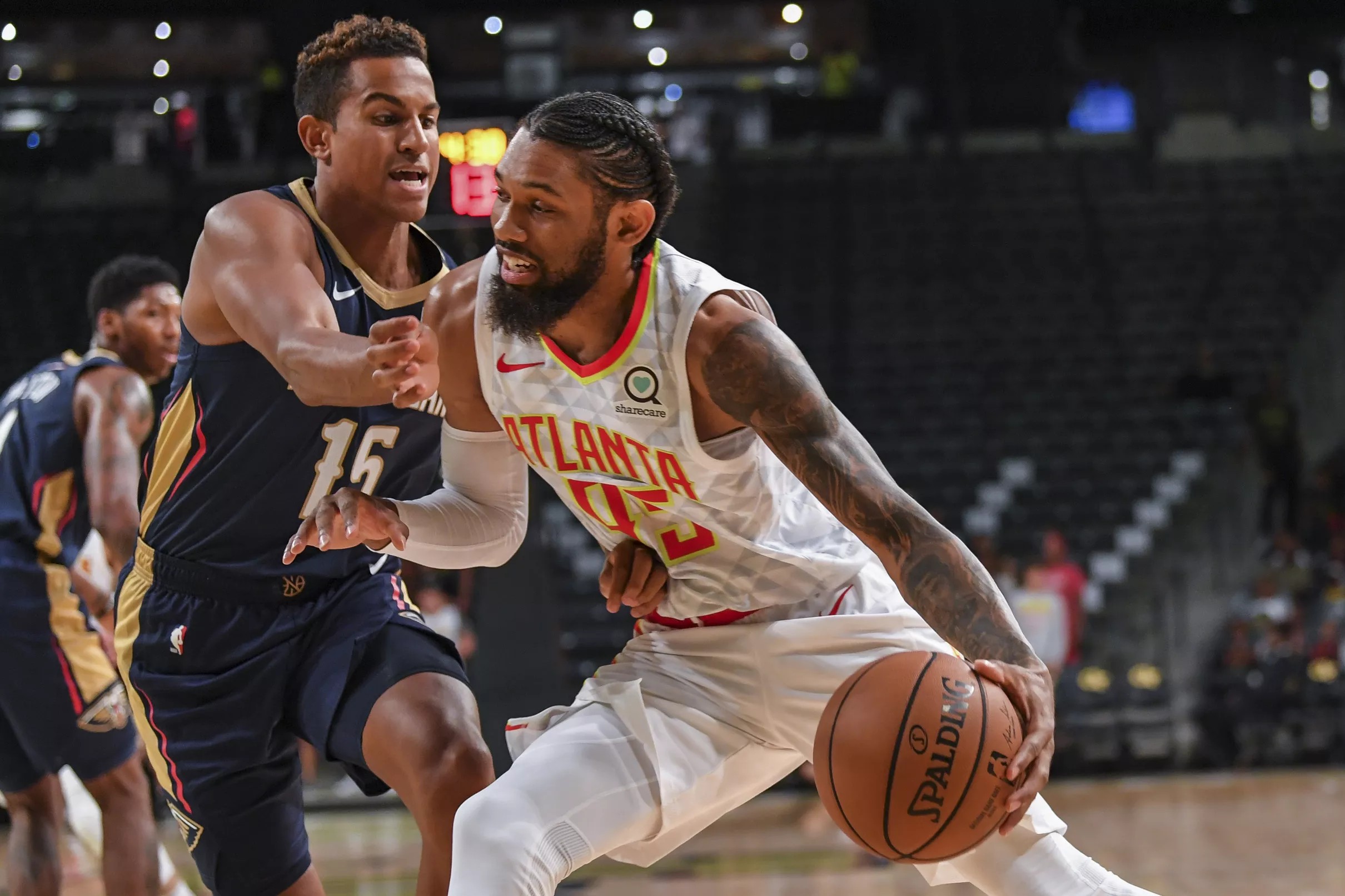 Young up and down, Bembry shines in Hawks preseason win over New Orleans