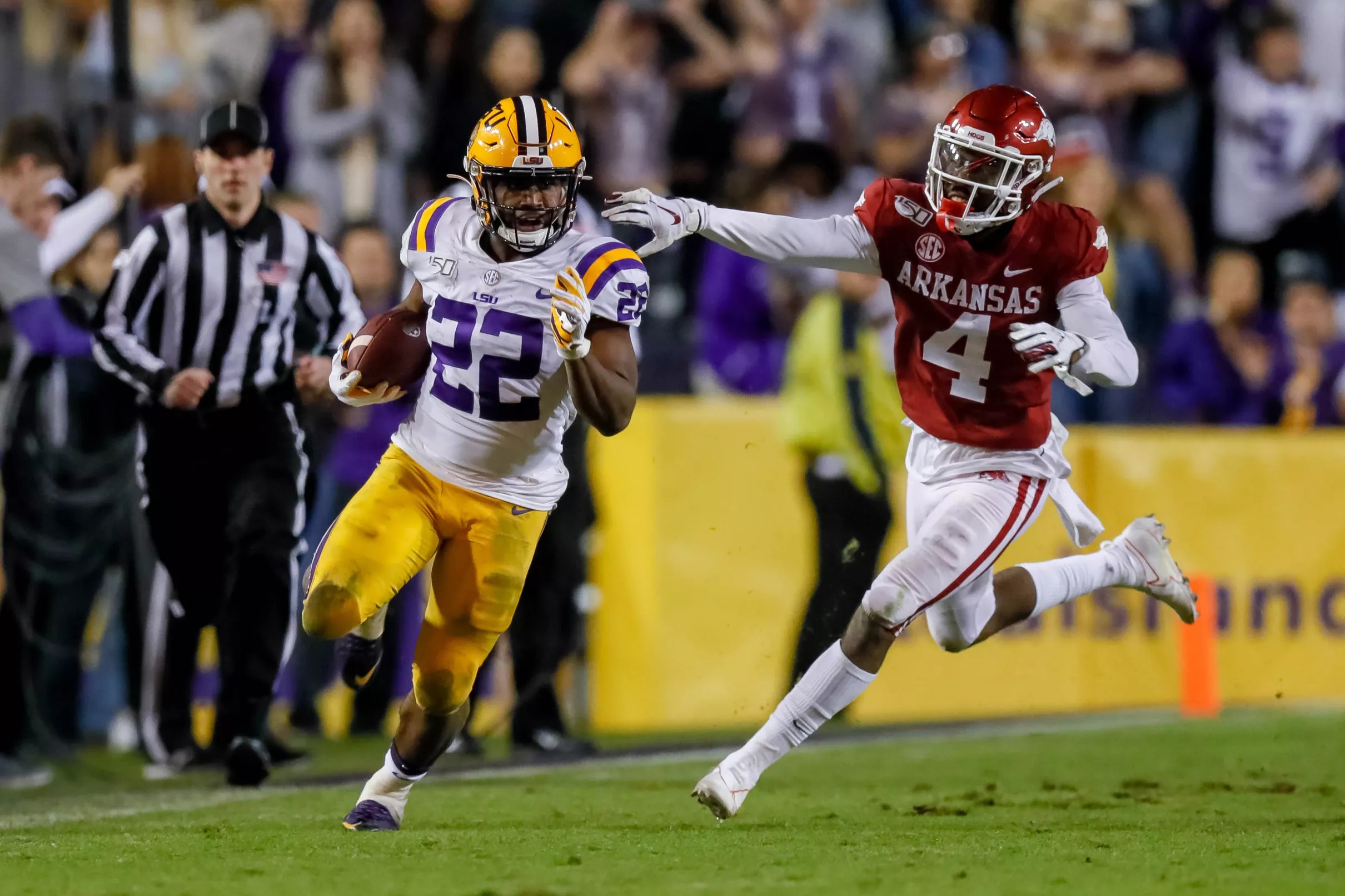 Clyde Edwards-Helaire Leads LSU To 56-20 Win Over Arkansas