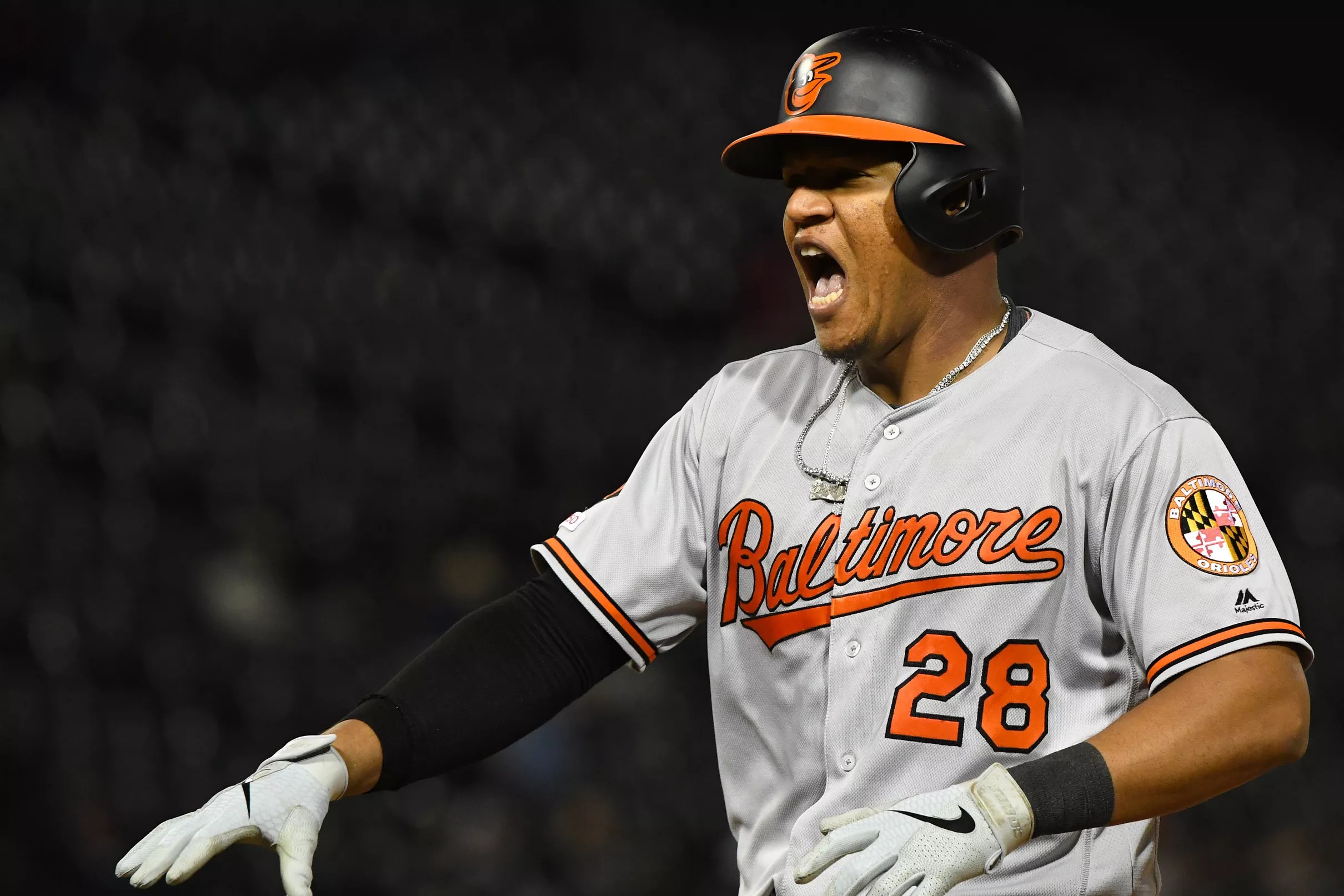 Orioles catcher Pedro Severino is a whole lot of fun to watch play baseball