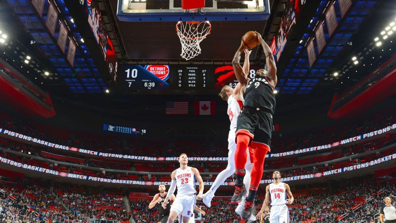 Toronto's Serge Ibaka ejected in 2nd quarter after Blake Griffin foul