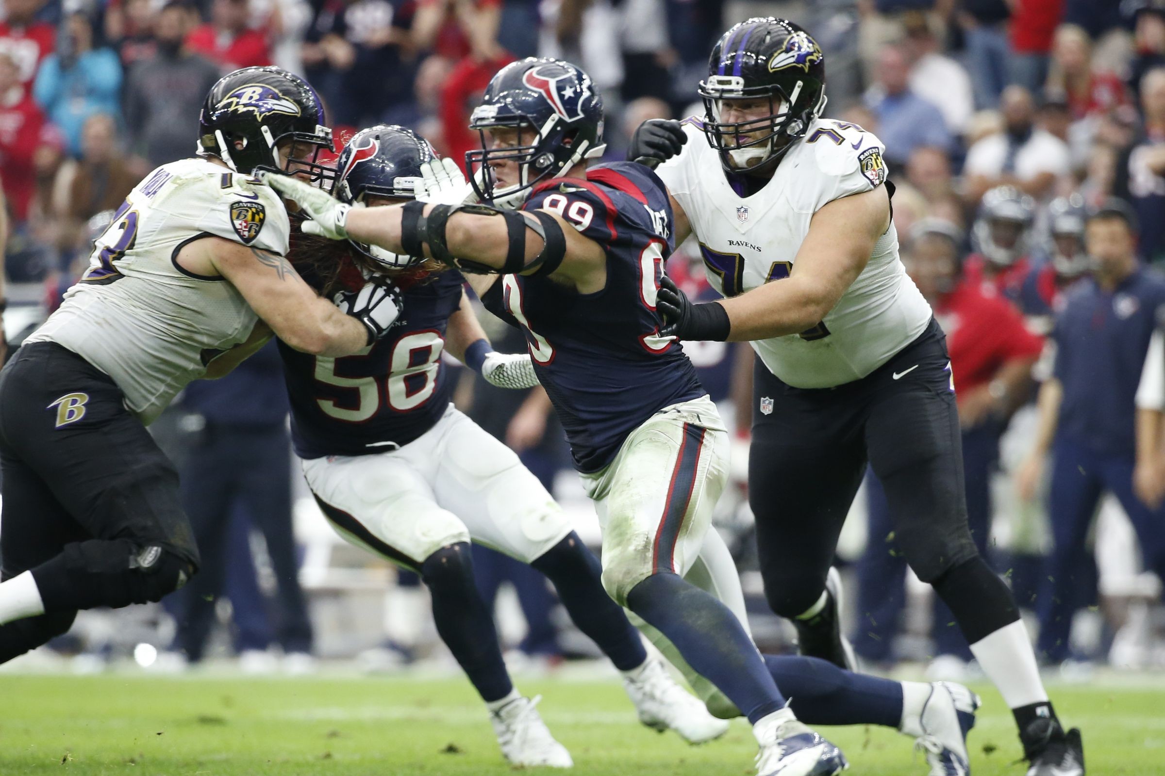 Ravens left tackle James Hurst is one of the worst players at his position