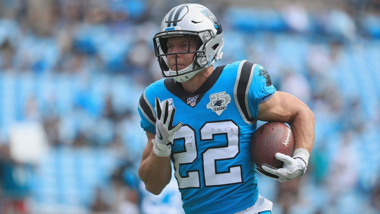 Christian McCaffrey's flip gives Panthers early lead over Jaguars