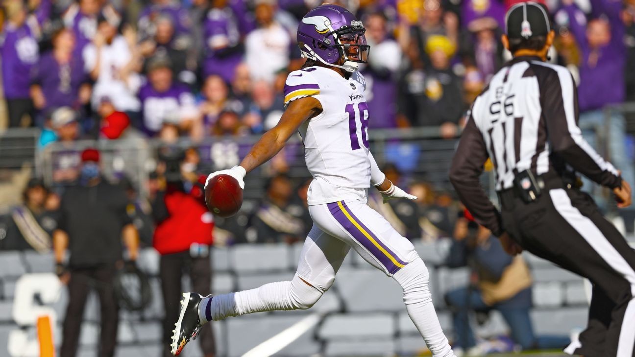 Griddy time: Minnesota Vikings receiver Justin Jefferson catches 50 ...