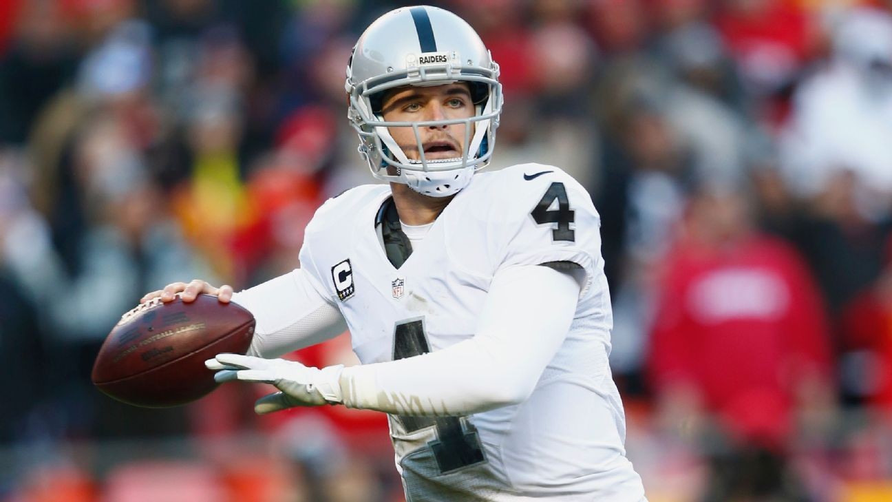 Derek Carr returns to practice for Raiders after back injury