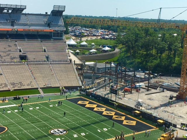 Mizzou season kicks off with stadium under construction