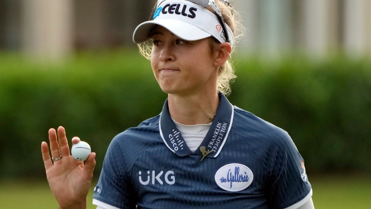 Golfer Nelly Korda making return from blood clot at U.S. Women's Open
