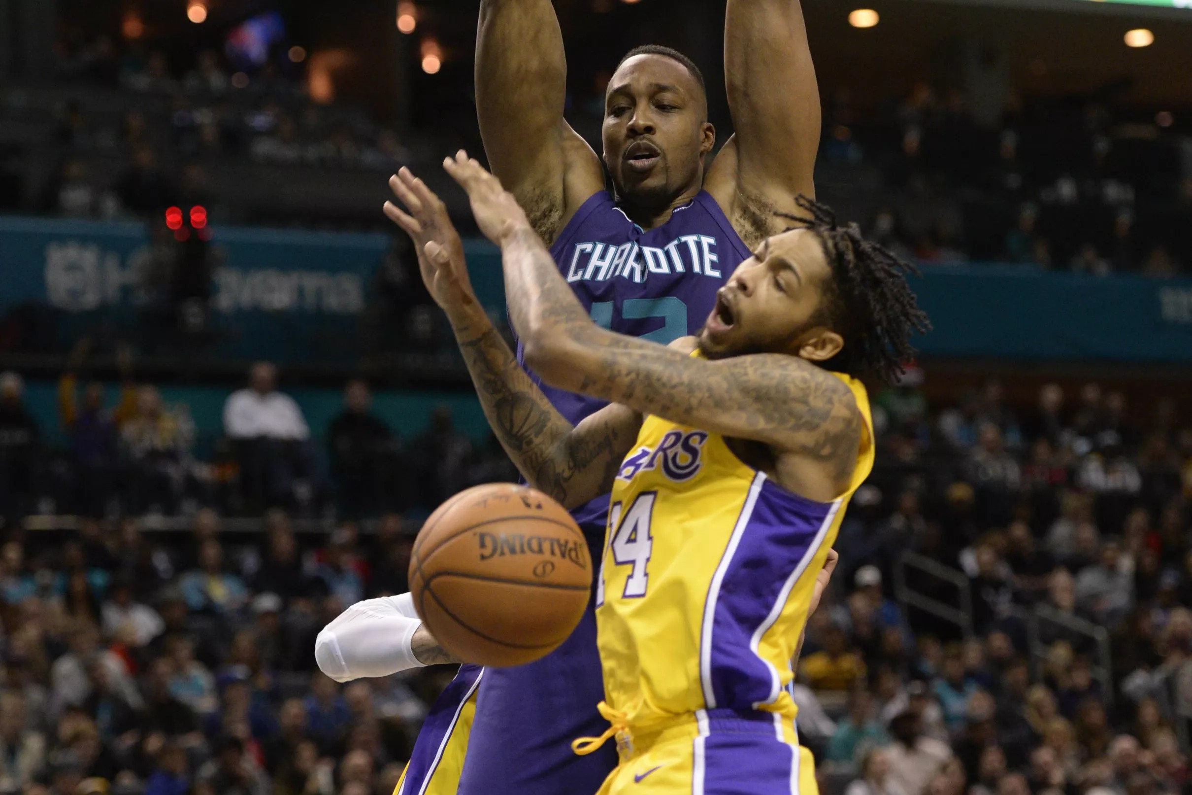 The Charlotte Hornets take on the Los Angeles Lakers in the final game ...