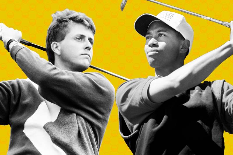 The College Legends of Tiger Woods and Phil Mickelson