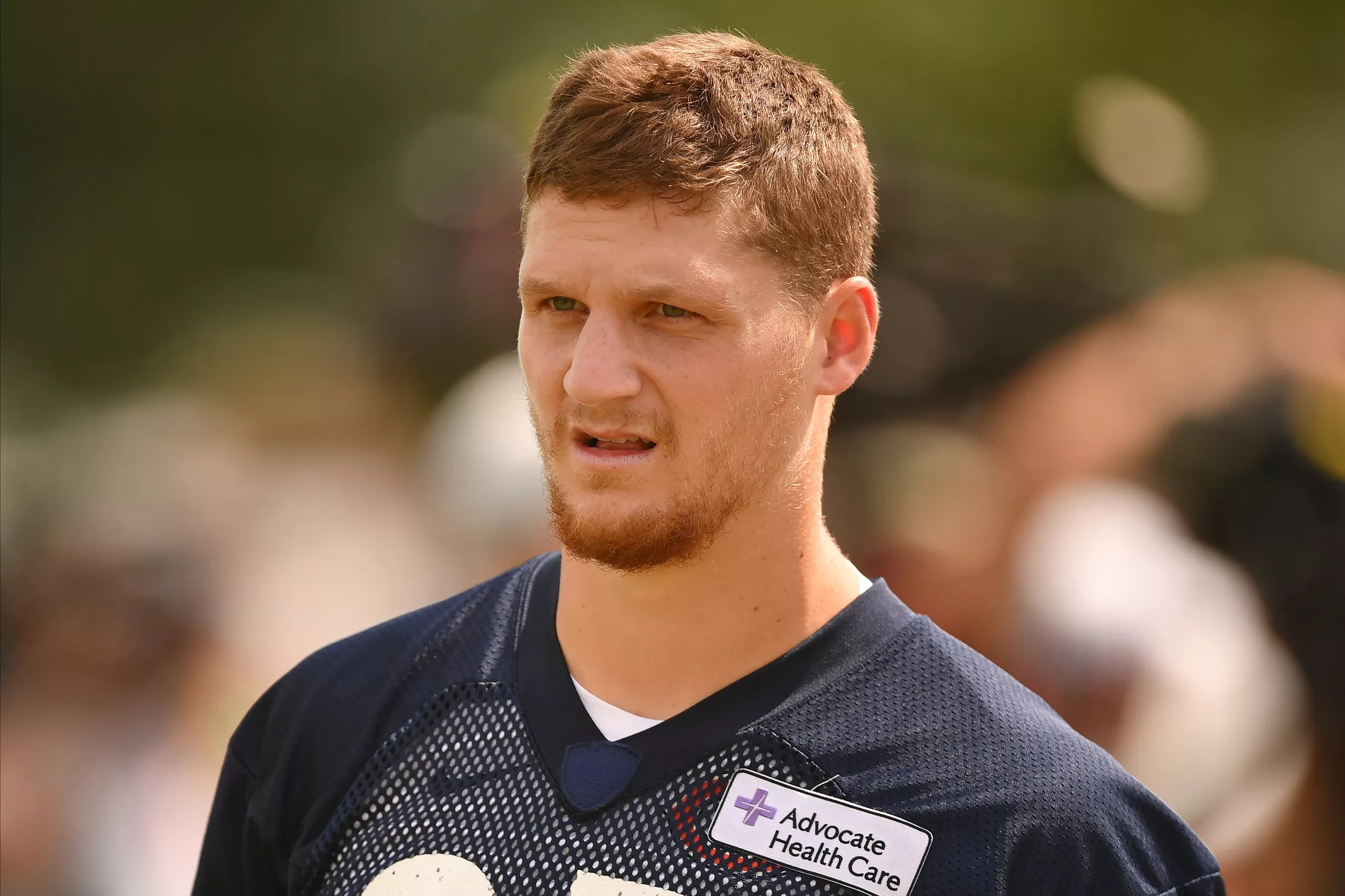 Bears TE Adam Shaheen takes first step back from sore back