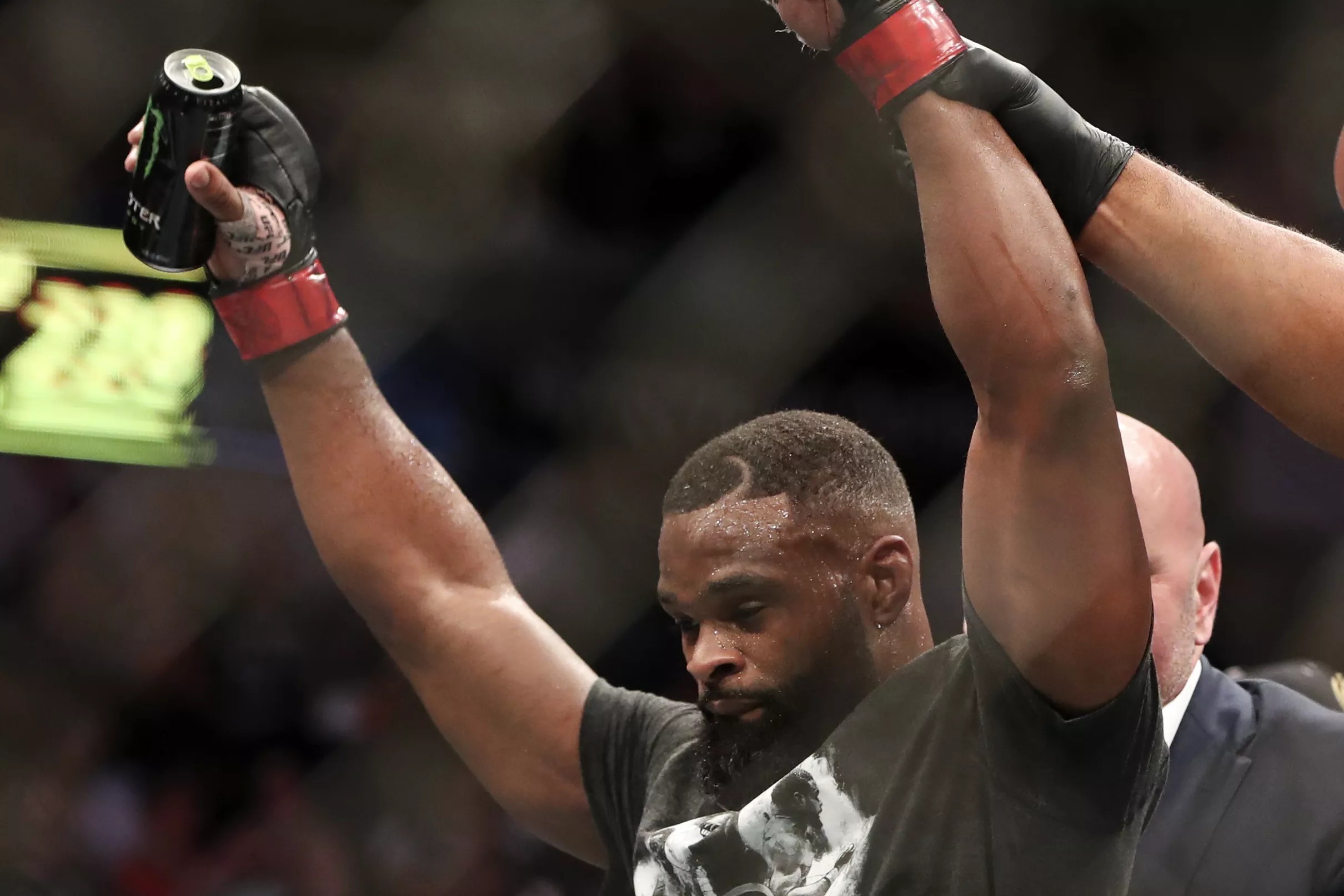 Tyron Woodley invites retired Georges St-Pierre to ‘cross paths’ in the gym