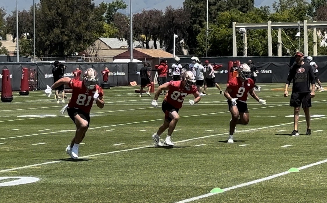 49ers rookies make impressions during first practice