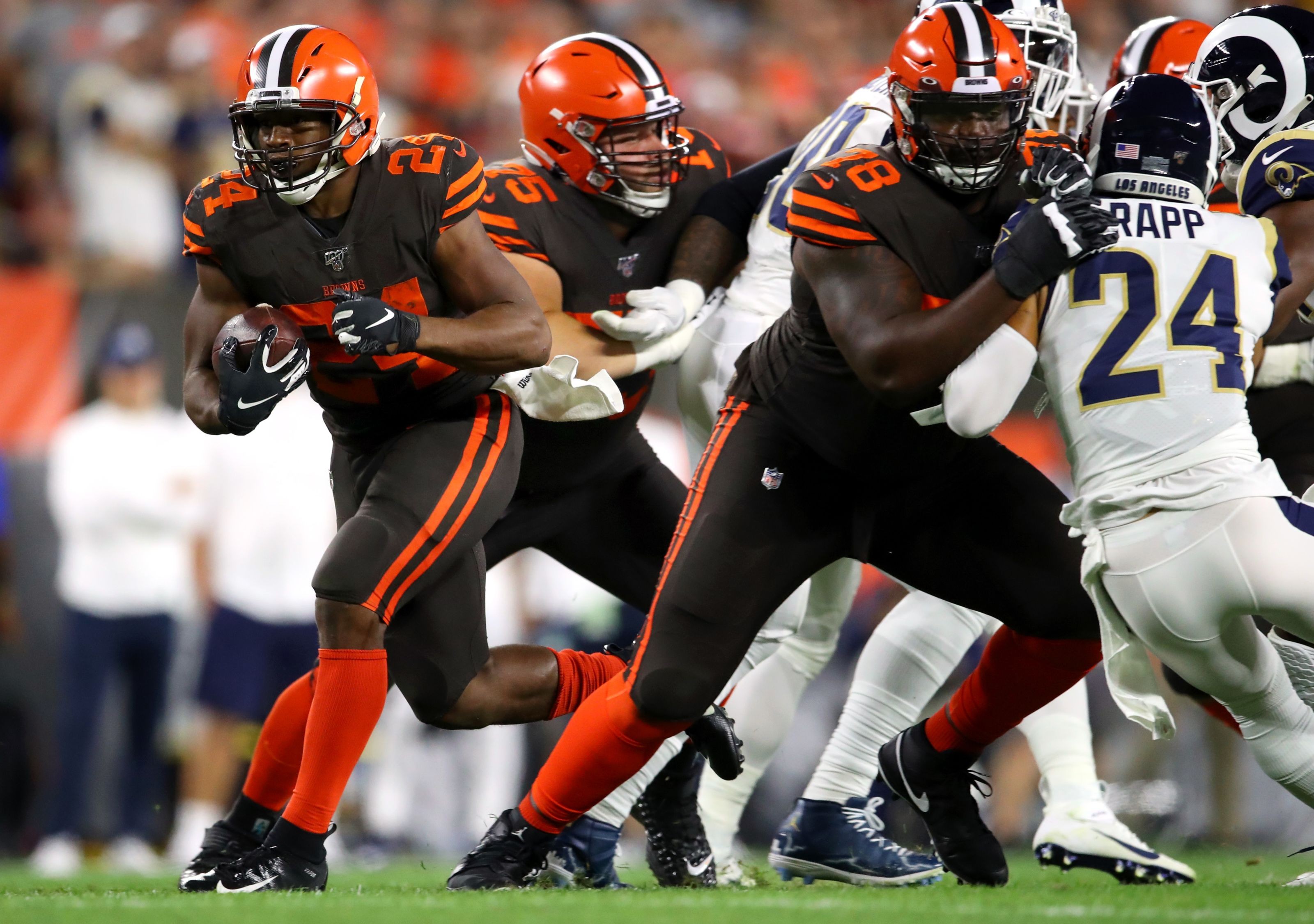 Sabermetric value analysis of Cleveland Browns O-Line and running backs