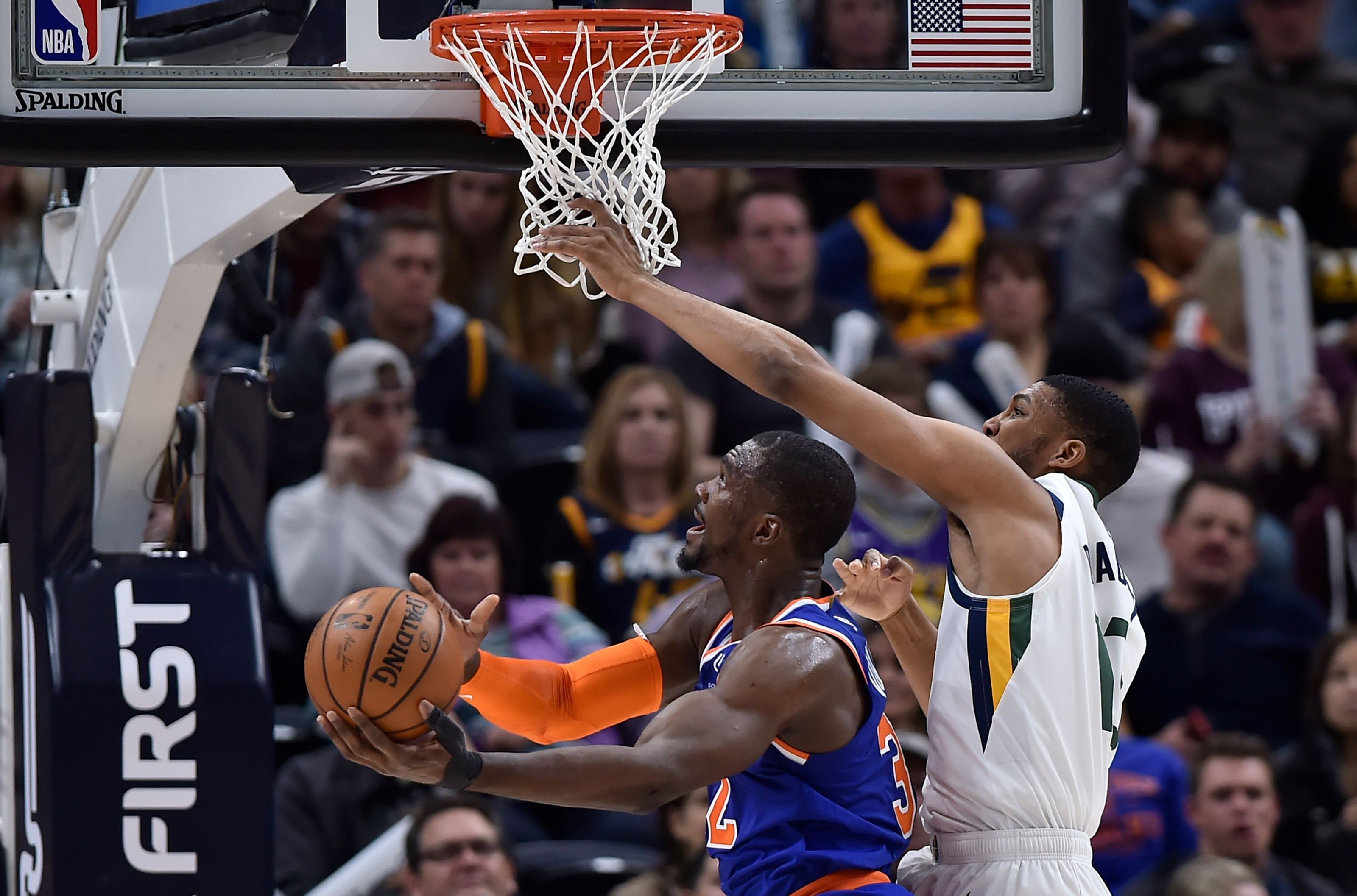 Happy Holidays: Utah Jazz center Tony Bradley makes season debut