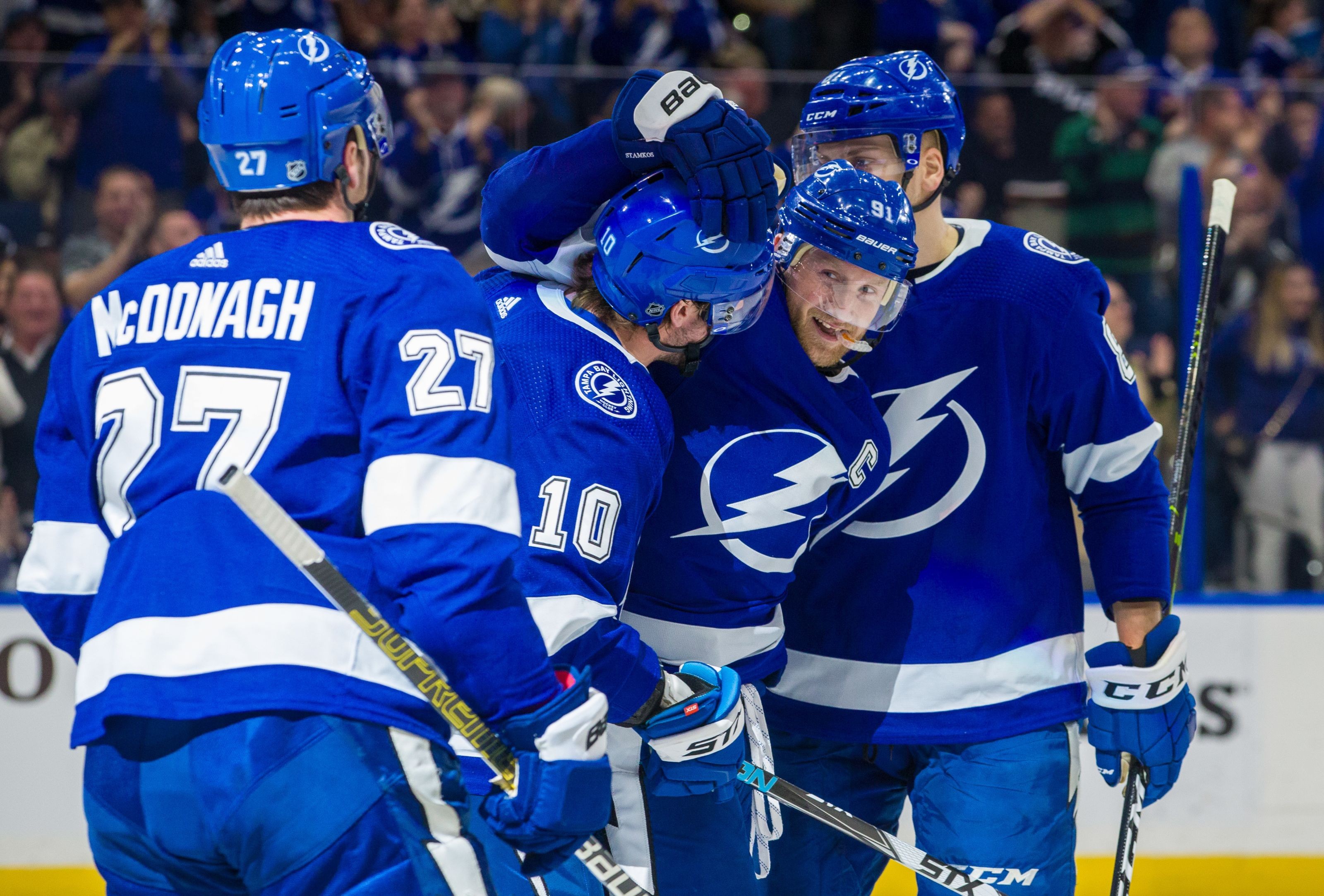 Lightning win Presidents’ Trophy for first time in franchise history