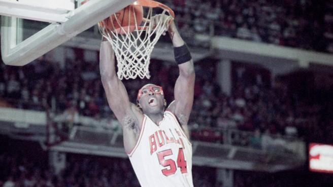 Horace Grant 'bringing my goggles' as he represents Bulls at NBA Draft ...