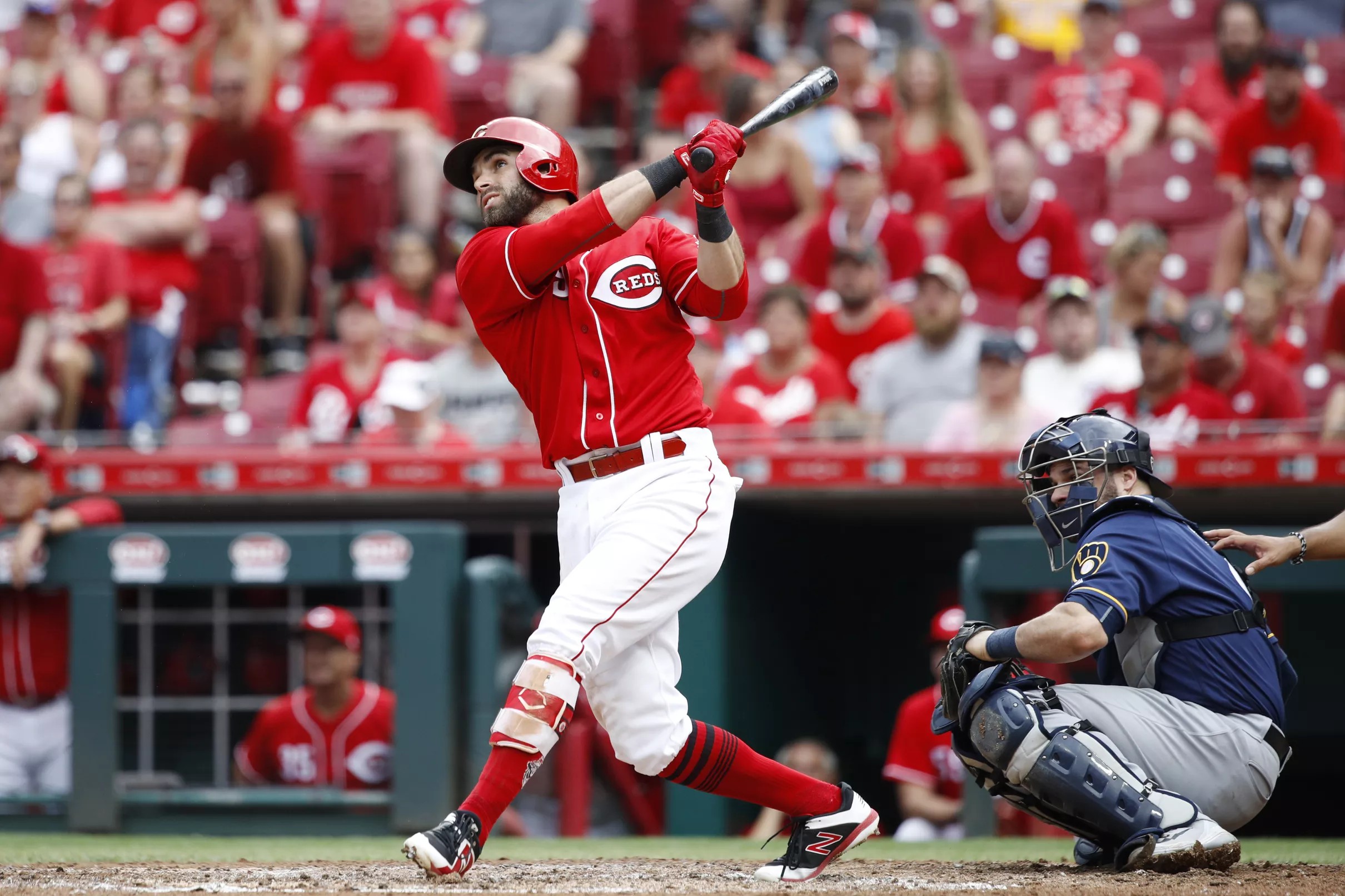 Reds can’t stop hitting grand slams, defeat Brewers 8-2