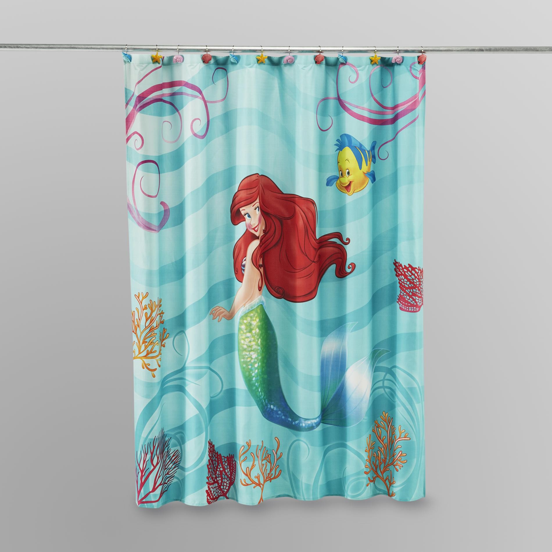 Design Of Mermaid Shower Curtain